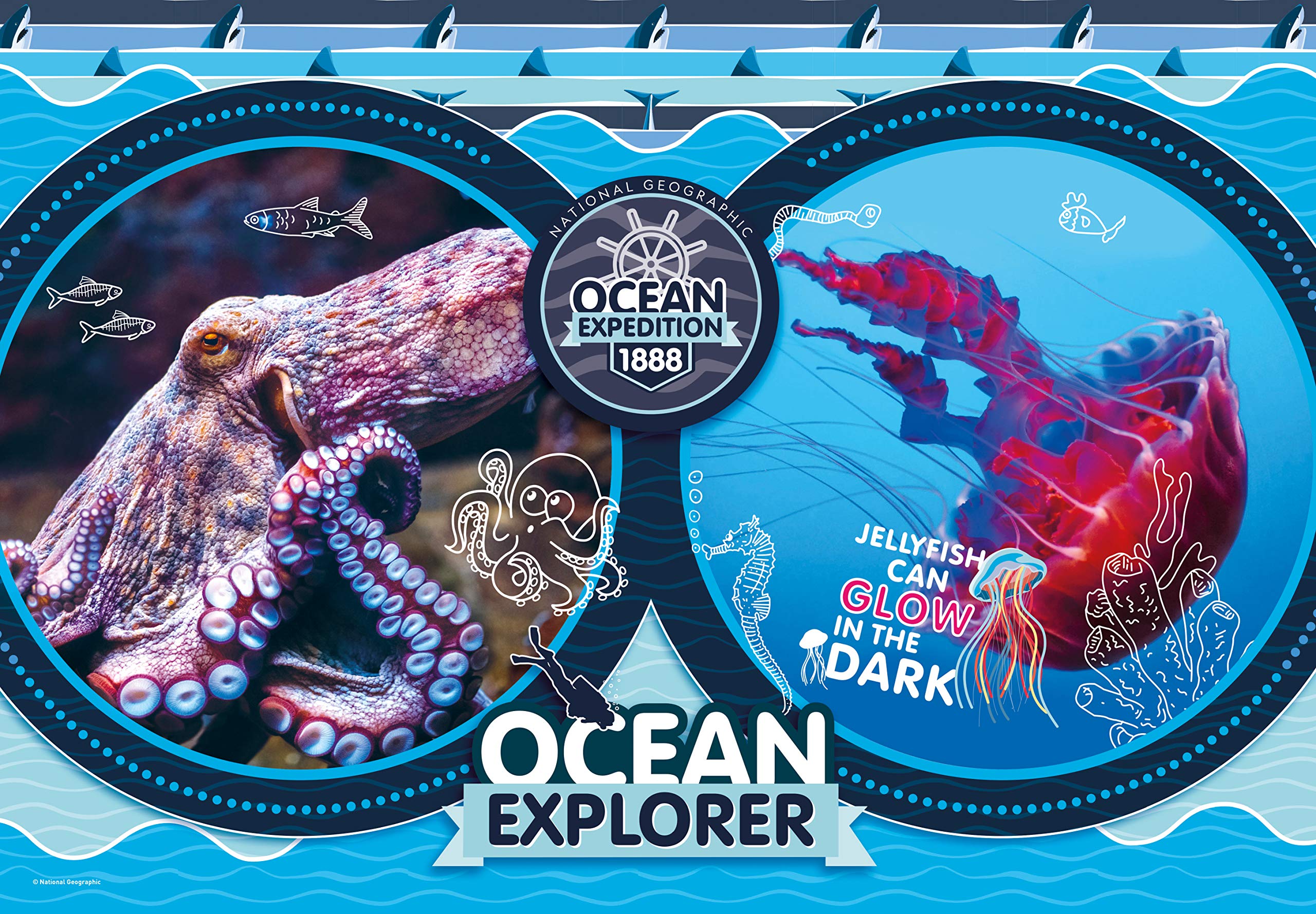 National Geographic Kids – Giochi e puzzle Ocean Expedition puzzle 180 pezzi
