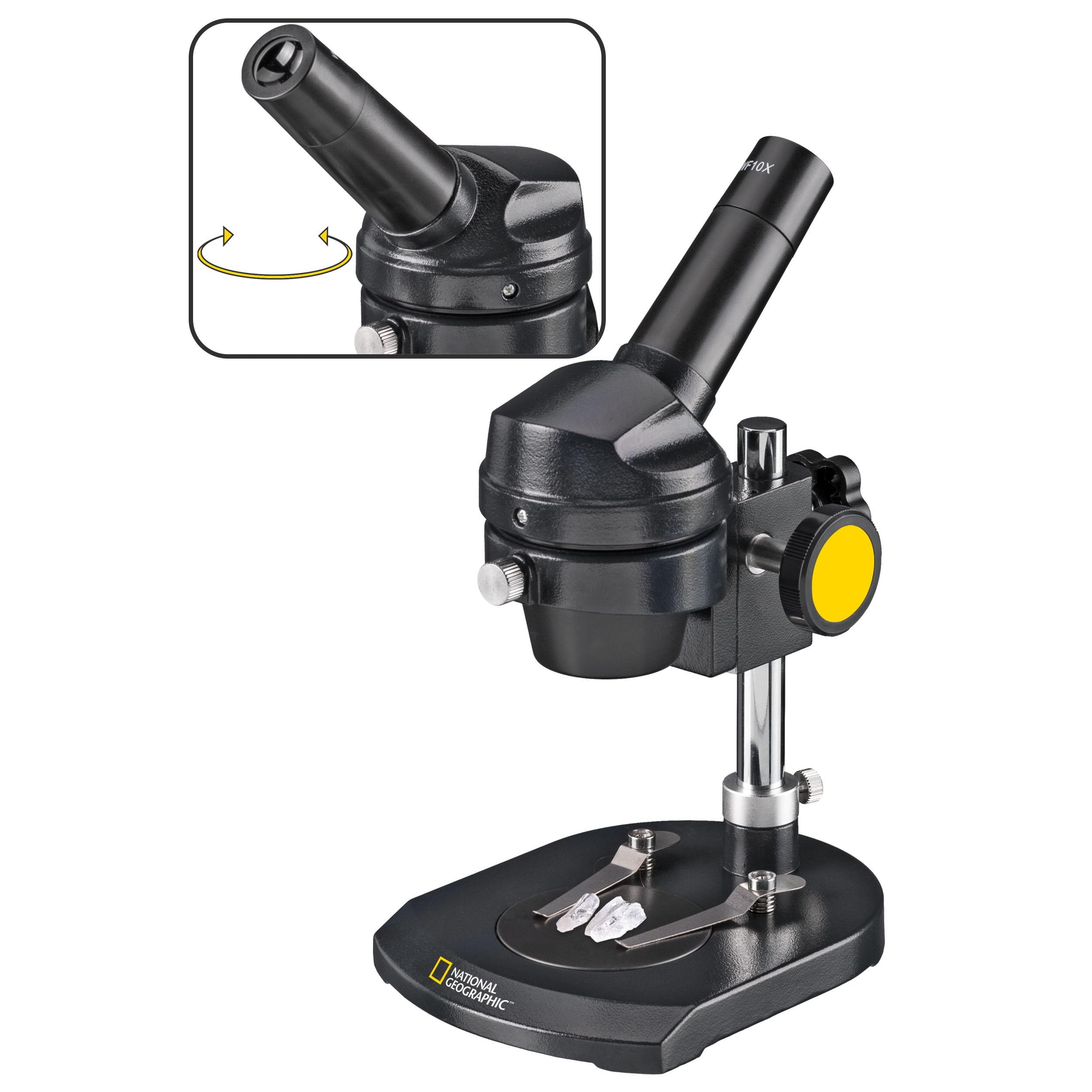 National Geographic Microscopi 9119100 microscopio 20x luce riflessa con custodia