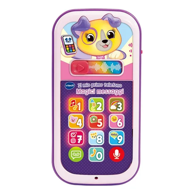 VTech Giocattoli 1-3 anni Il Mio Primo Telefono Magici Messaggi telefono rosa