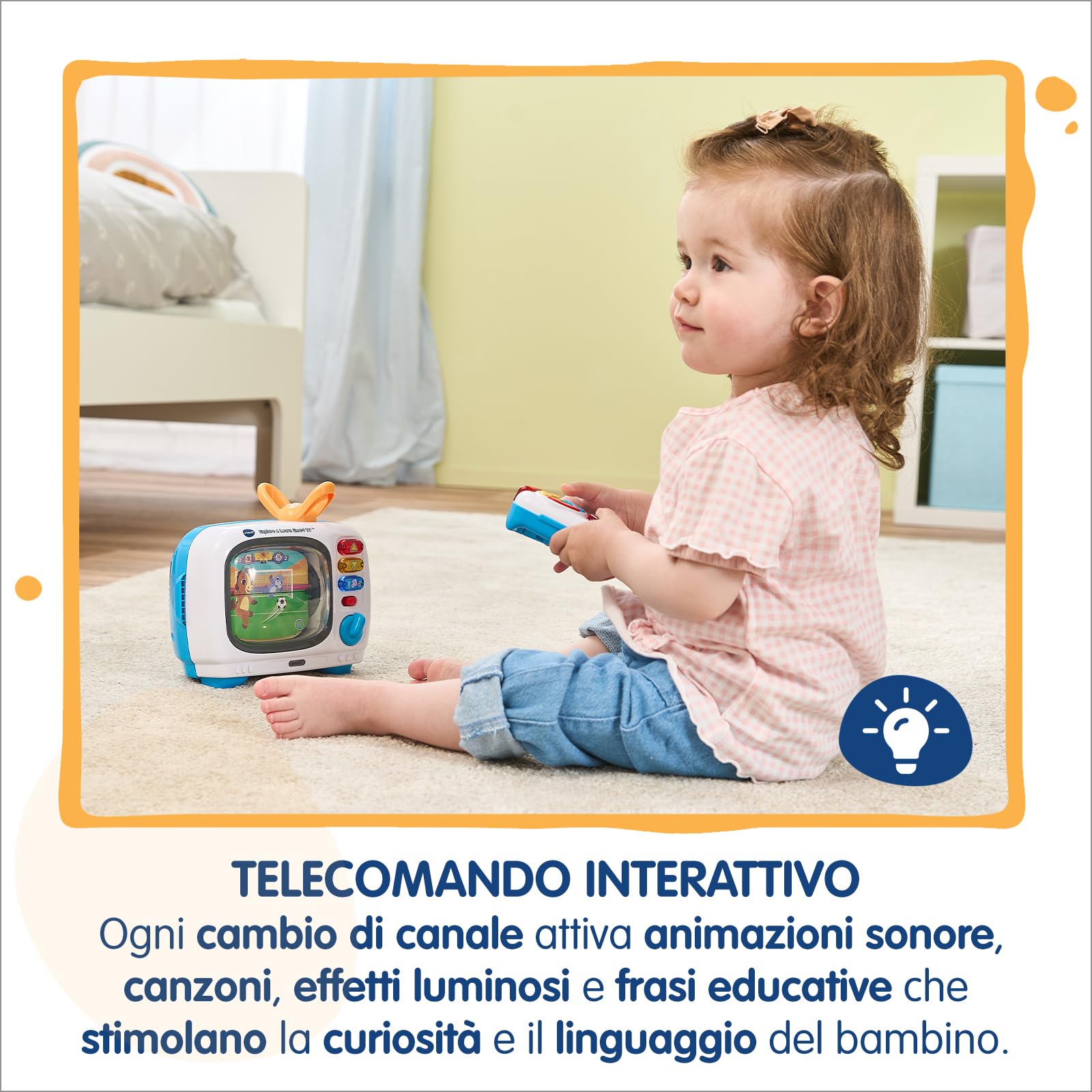 V-Tech Giocattoli 1-3 anni La Mia Prima Smart TV 12-36 mesi