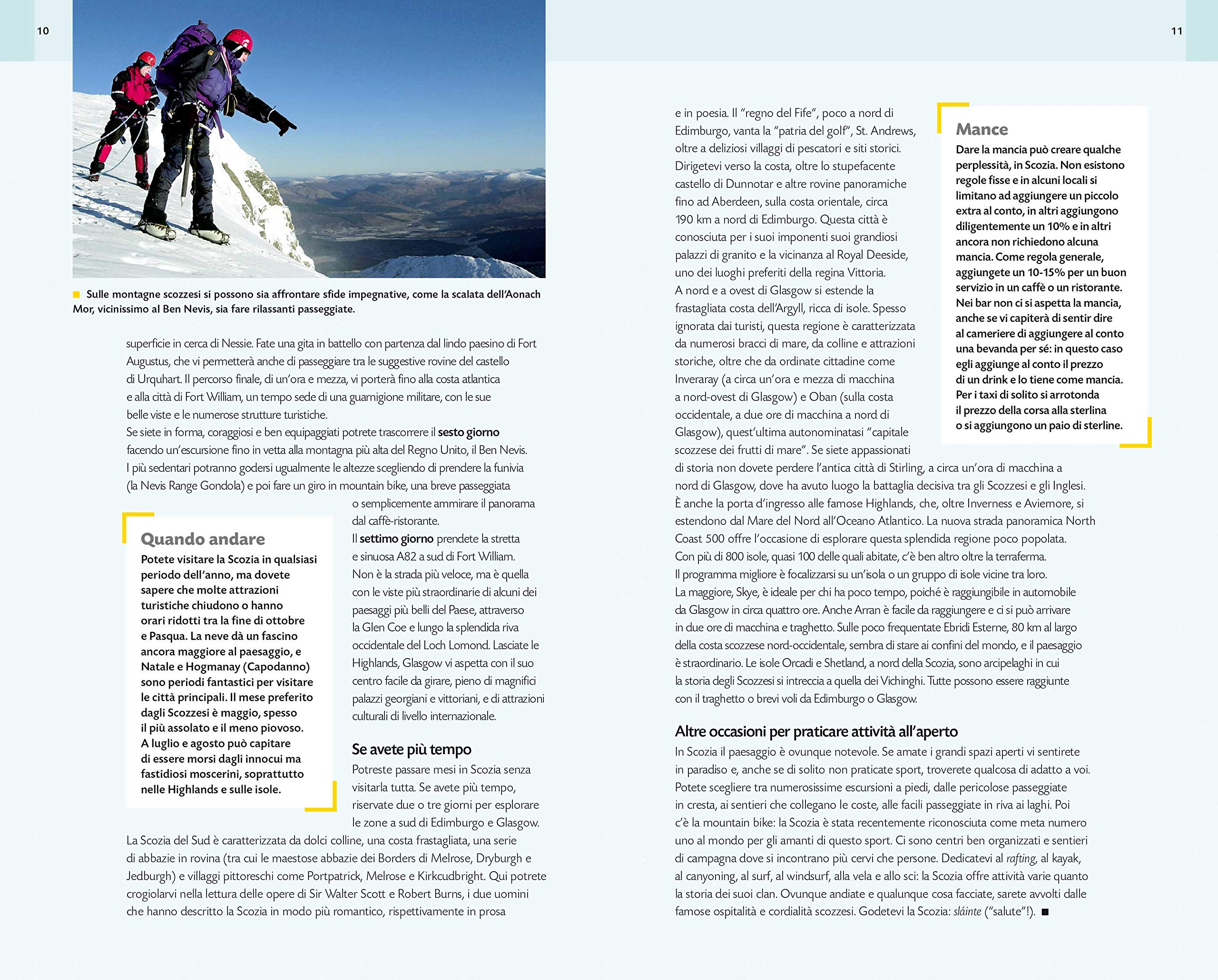 National Geographic Le Guide Traveler Scozia stivali impermeabili neri 42