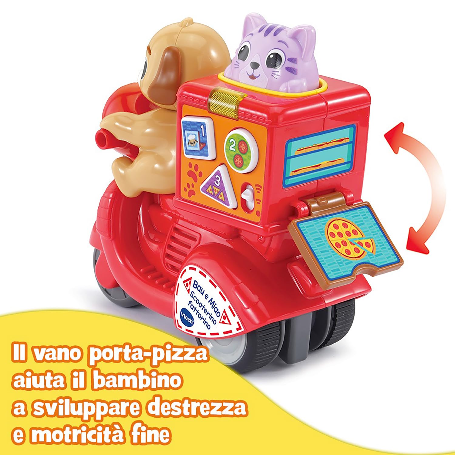 VTech Giocattoli 1-3 anni Bau e Miao Scooterino Fattorino scooter 12-36 mesi