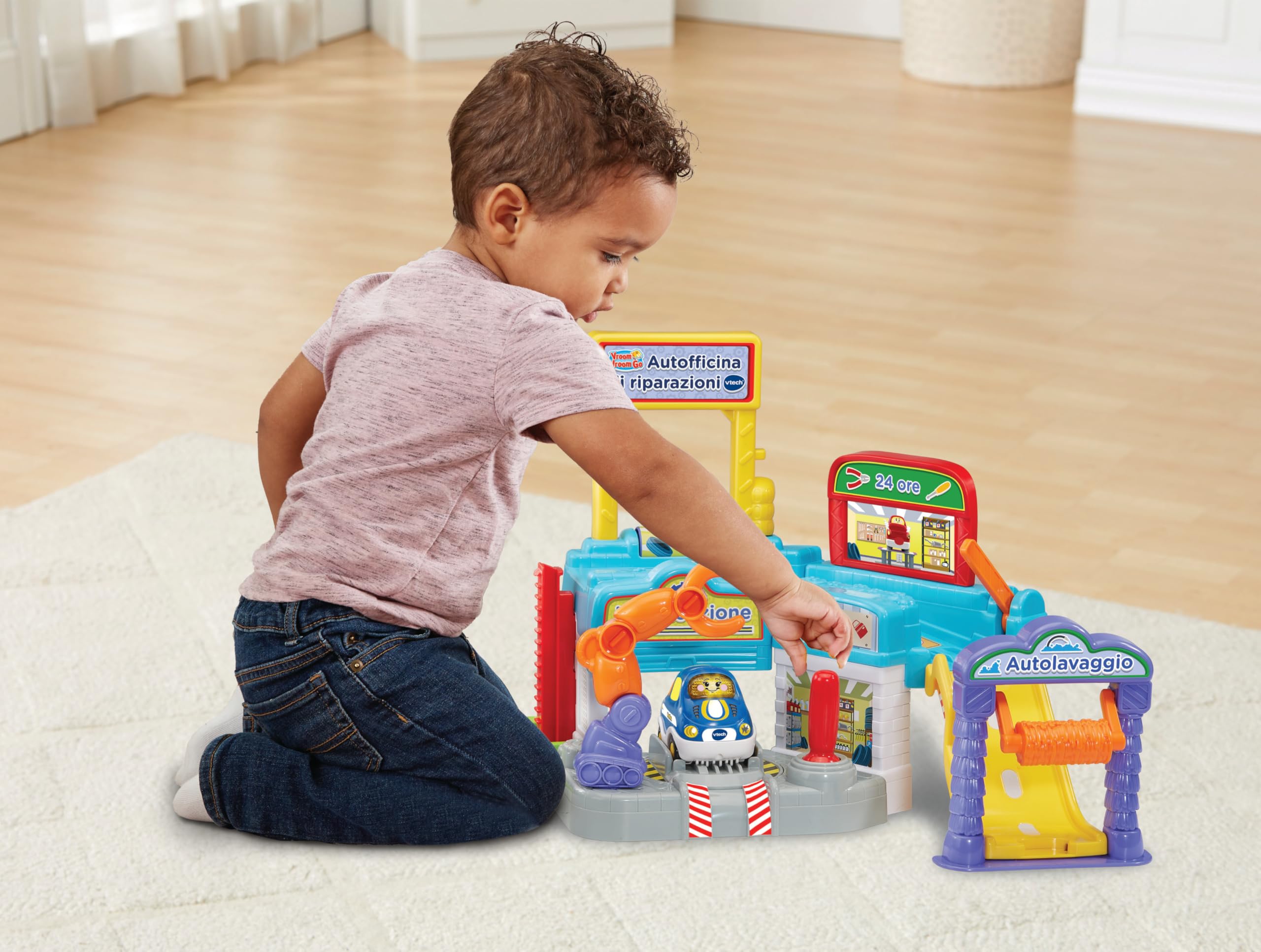 VTech Vroom Vroom Go Autofficina di Riparazioni pista garage