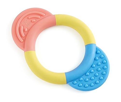 Hape Giocattoli per l'infanzia Anello da Masticare E0026 massaggiagengive