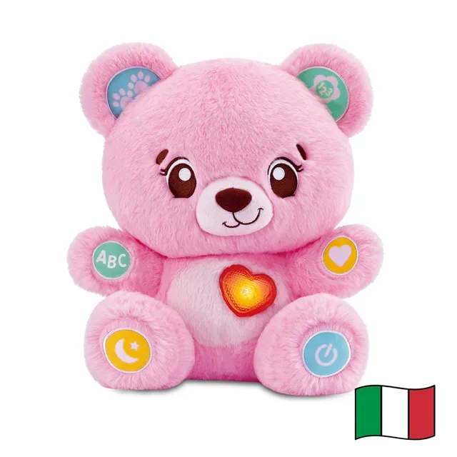 VTech Giocattoli 1-3 anni Biscotto Coccole e Chiacchiere orsetto rosa interattivo