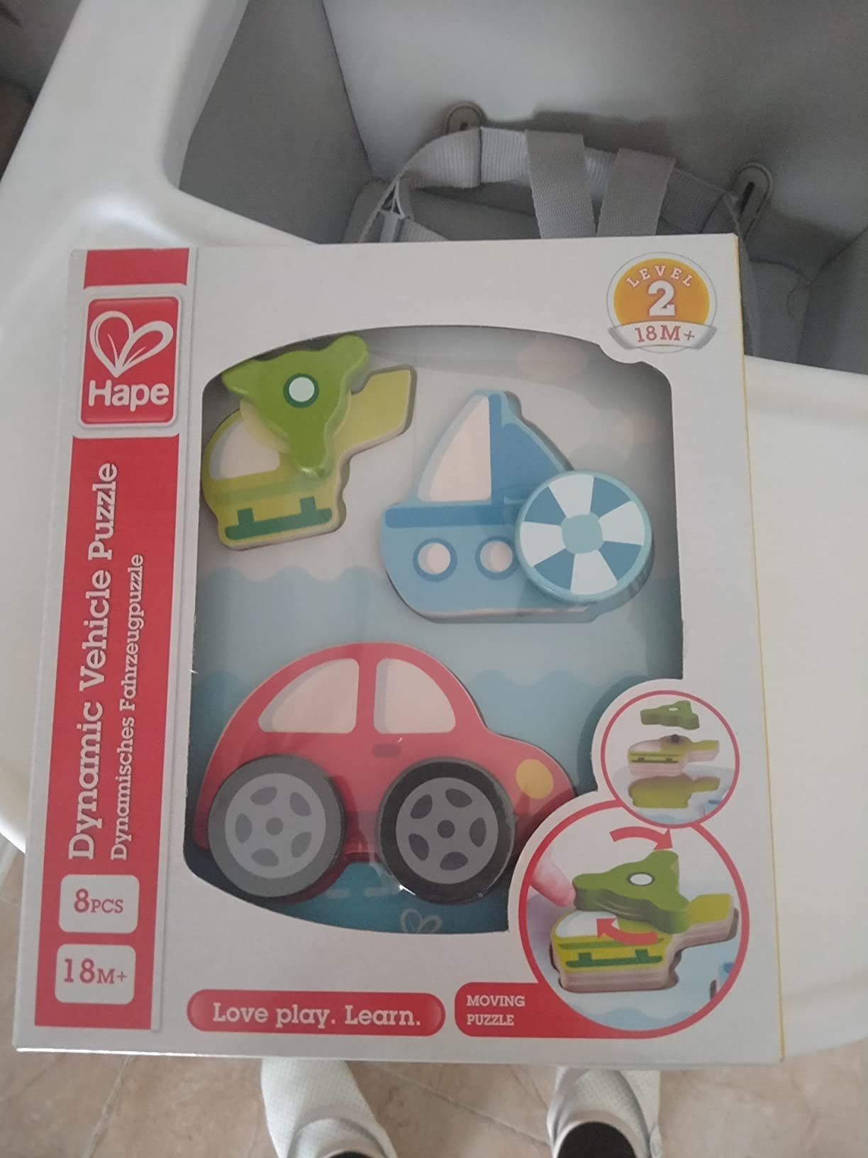 Hape Puzzle E1607 puzzle in legno a incastro colorato