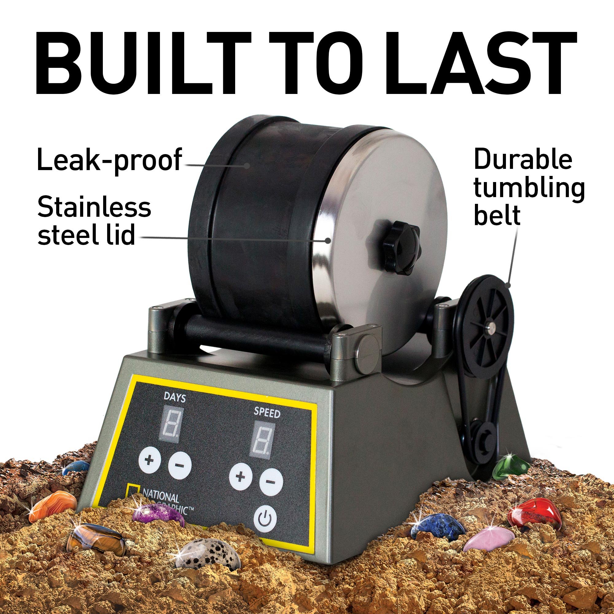 National Geographic Kit scientifici e di scoperta Ngprotumbler levigatrice per pietre Pro