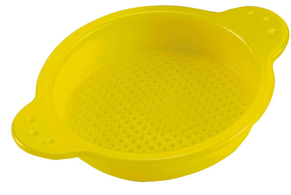 Hape Giochi da spiaggia Setaccio Piccolo setaccio per sabbia rosso