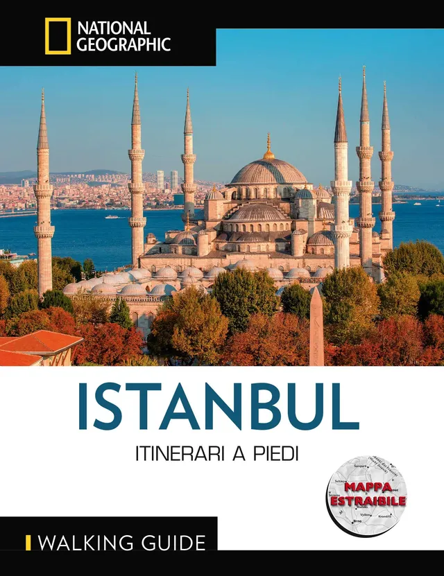 National Geographic Traveler Explore Istanbul guida a piedi con mappa