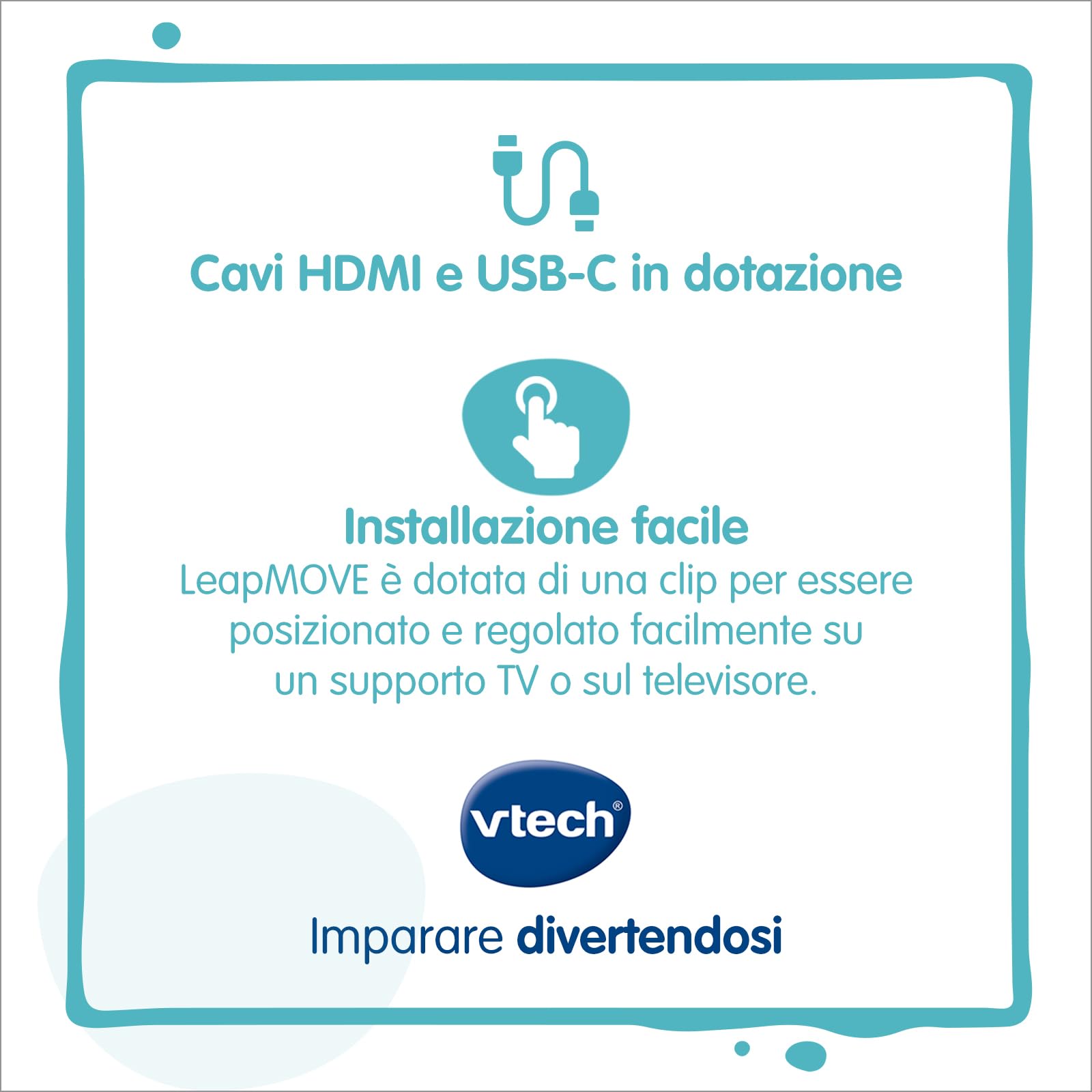 VTech Giocattoli 6 anni e + LeapMove Console TV interattiva senza controller