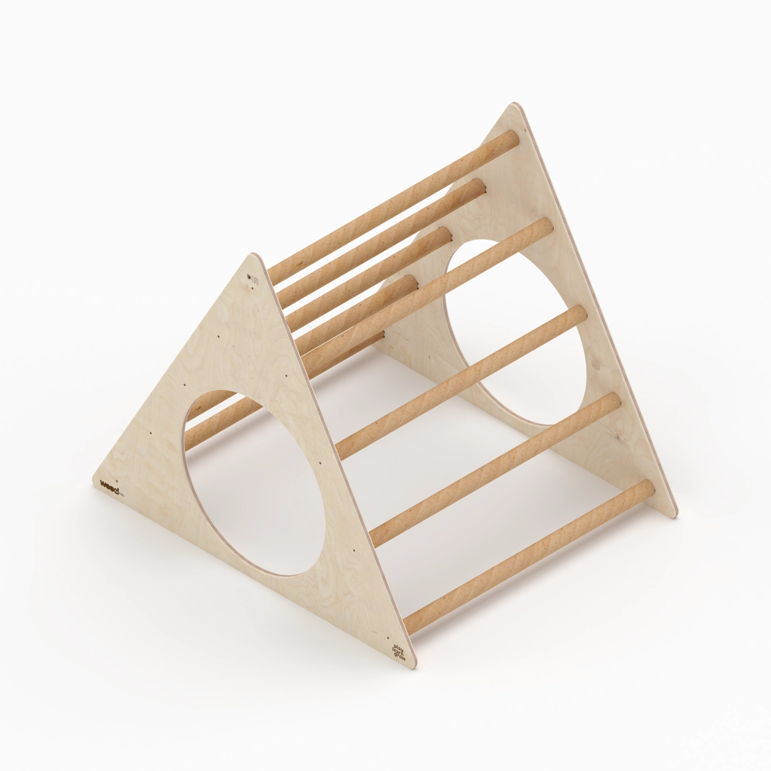 Il Pianeta delle idee Wood for Kids Montessori Triangolo di Pikler in betulla