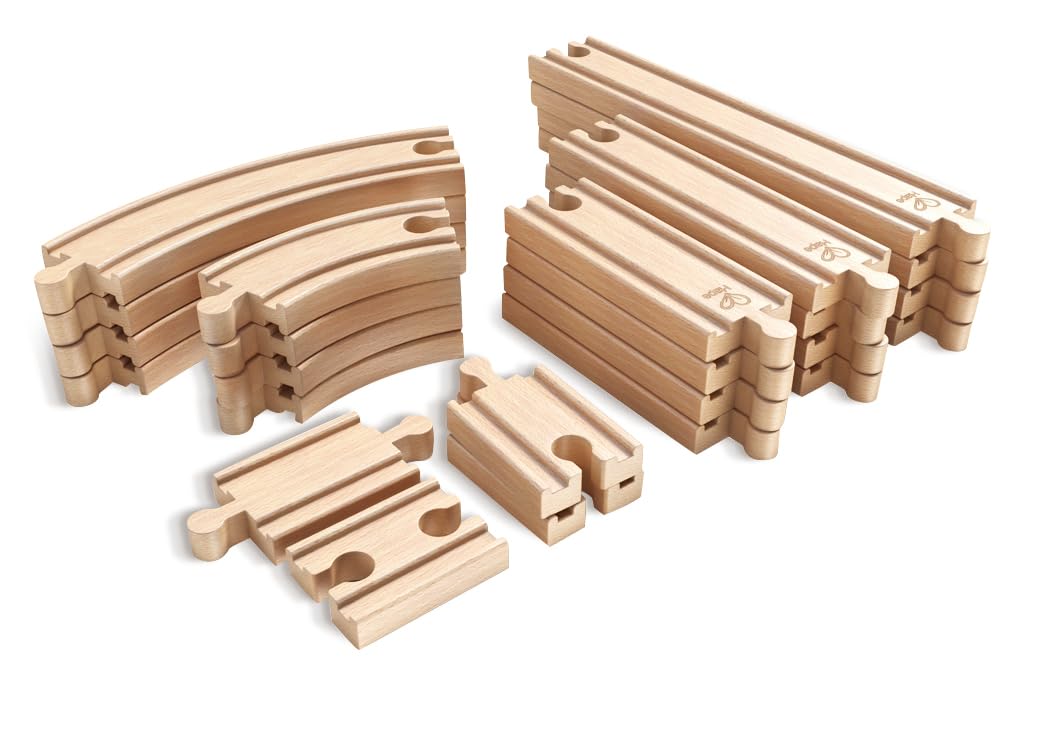 Hape Treno Pacchetto di espansione binari Super 24 binari in legno