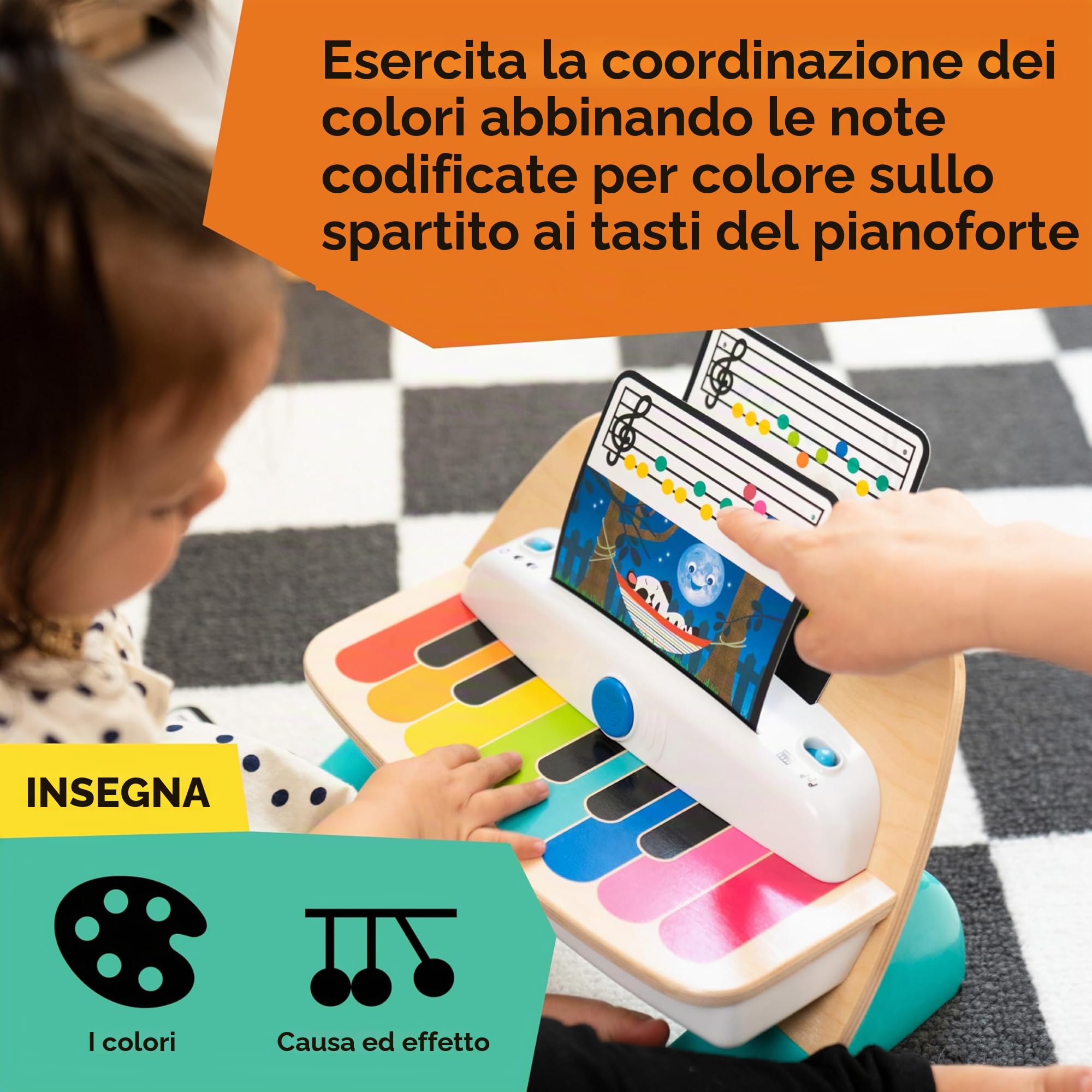 Baby Einstein Magic Touch Piano pianoforte giocattolo in legno