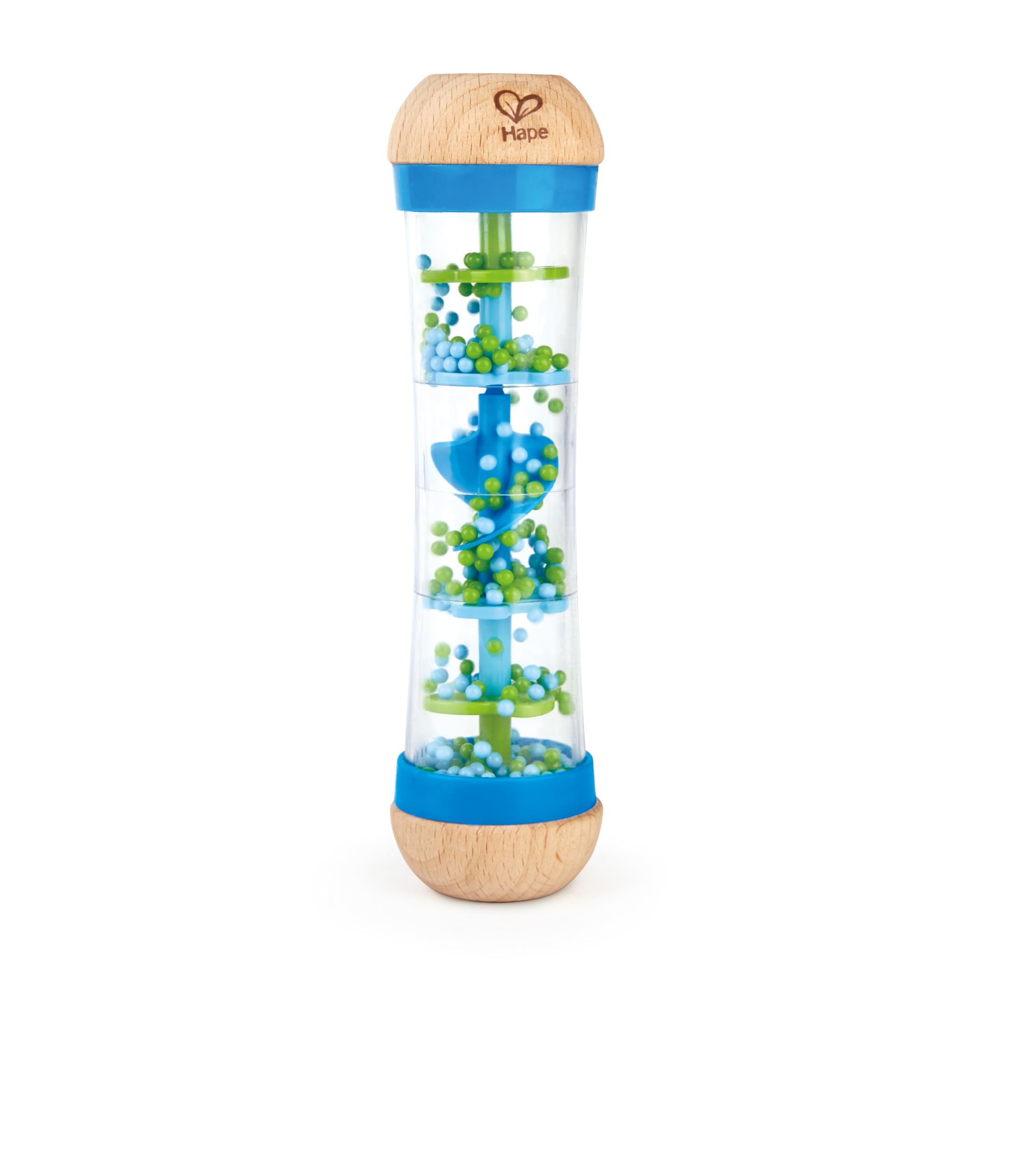 Hape Giochi musicali Cascata di Perline sonaglio bastone della pioggia blu