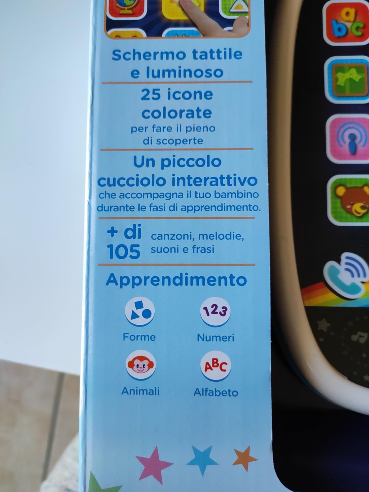 VTech Giocattoli 1-3 anni Il Mio Super Tablet interattivo 9-36 mesi