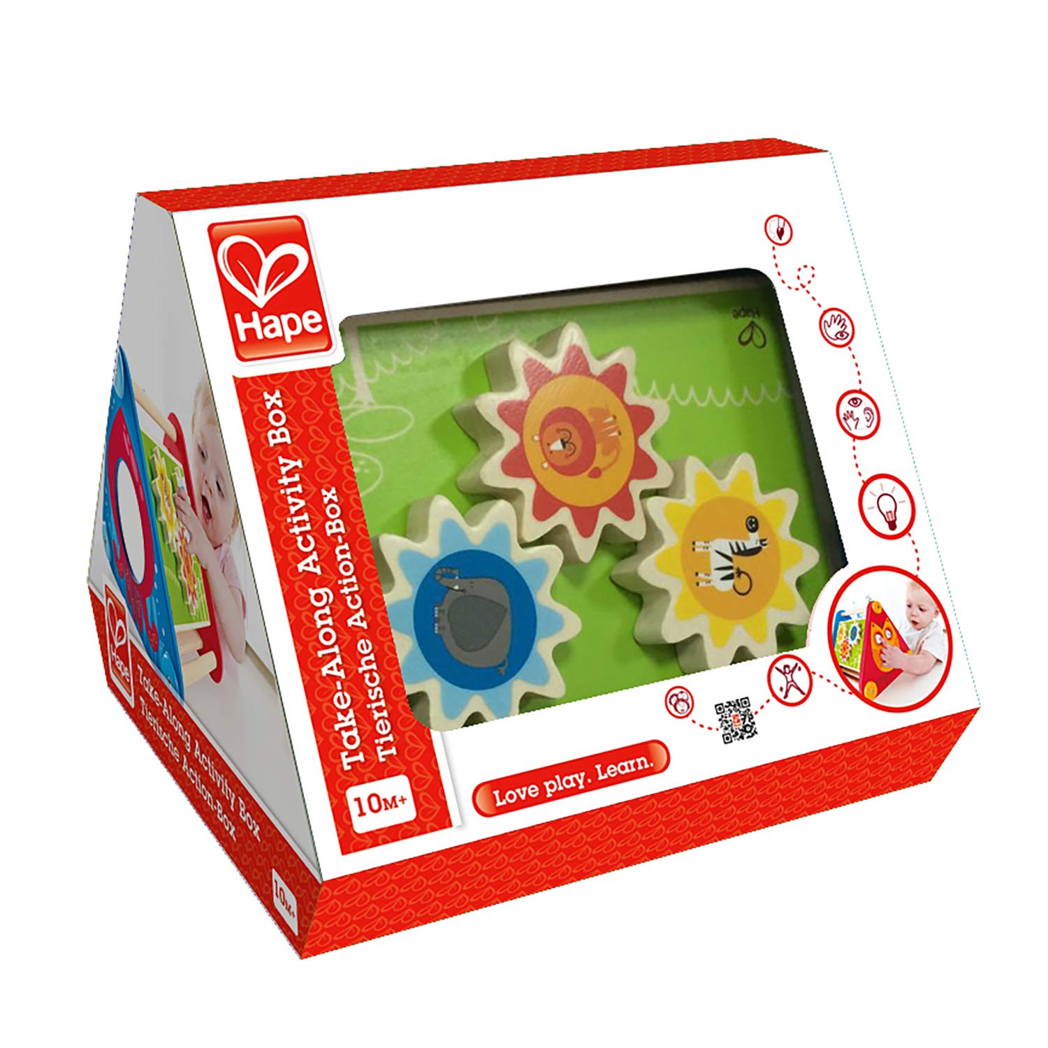 Hape E0434 triangolo multiattività portatile 5 in 1