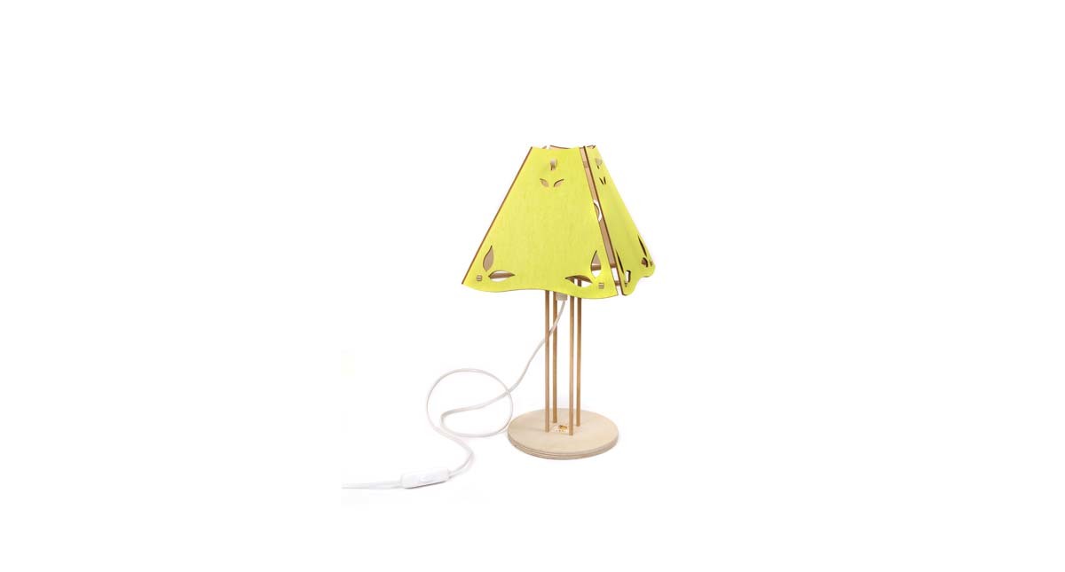 Il Pianeta delle idee Arredare Lampada MiniMA in legno lampada componibile