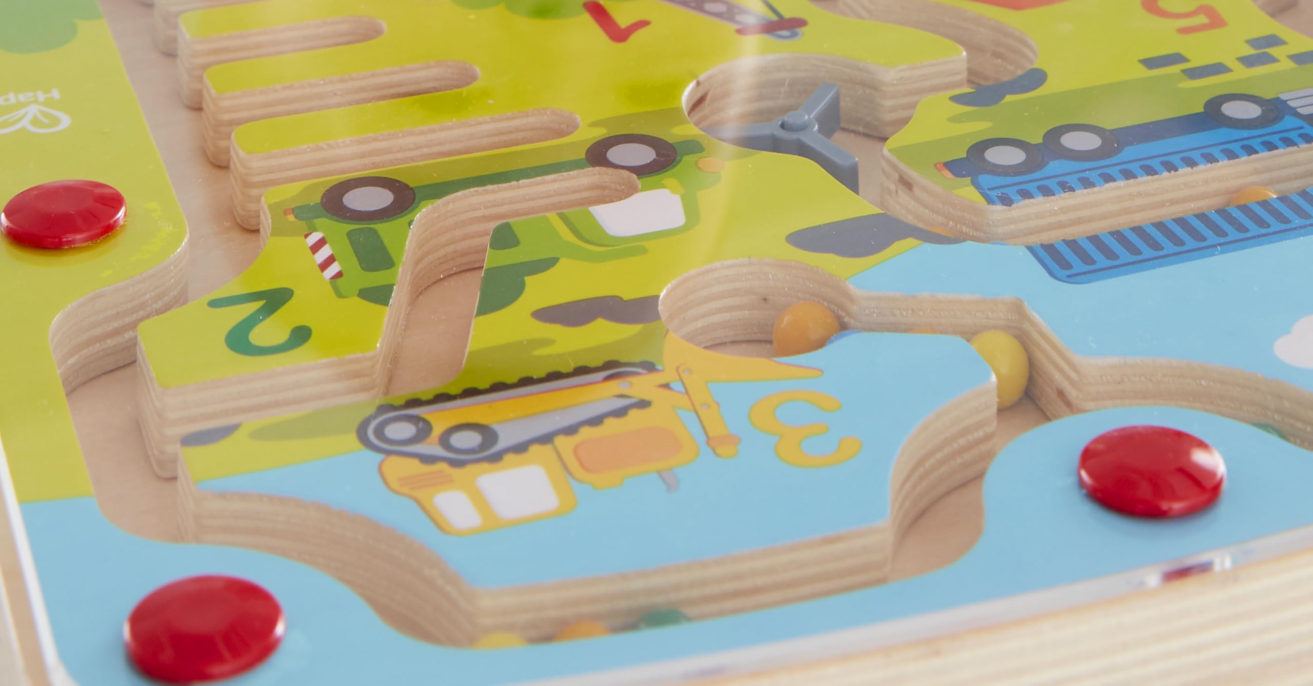 Hape Puzzle labirinto magnetico Cantiere edile e numeri