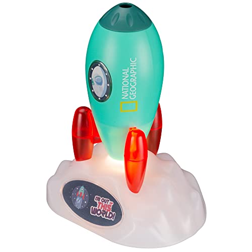 National Geographic Kids Razzo astronautico proiettore luce notturna