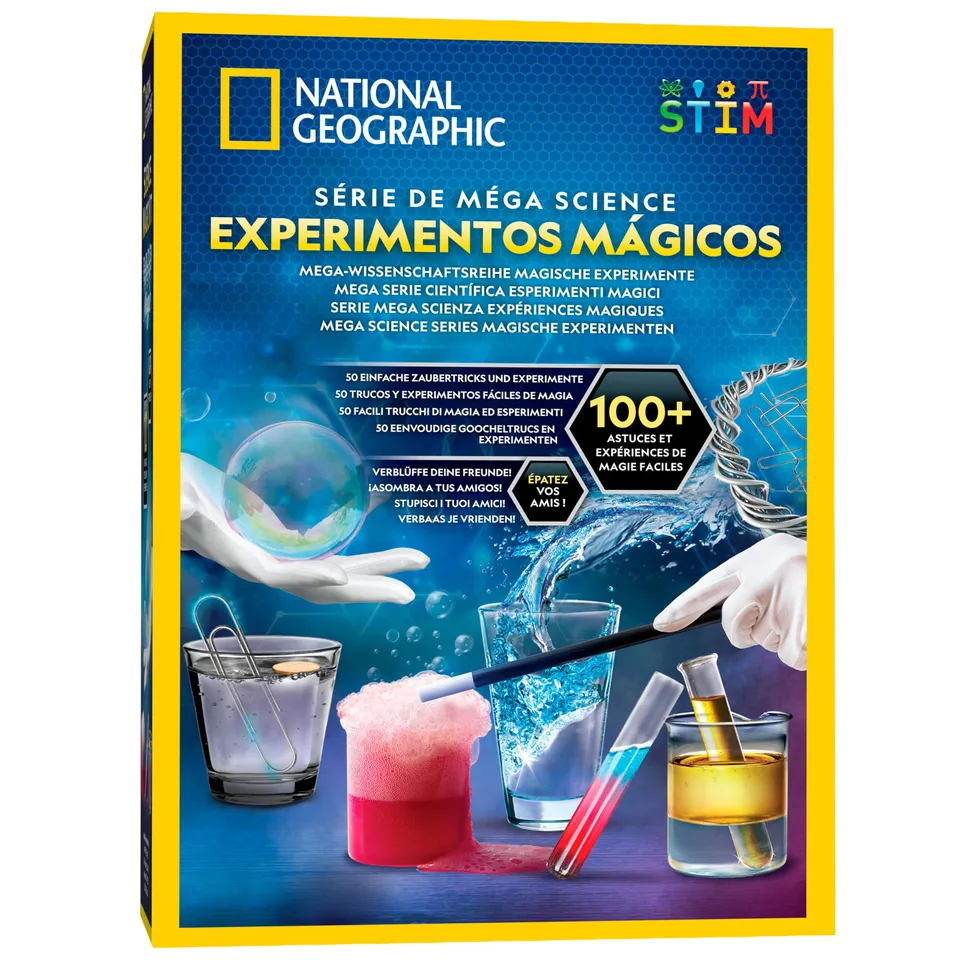 National Geographic Kit scientifici e di scoperta Magia Scientifica 100 esperimenti