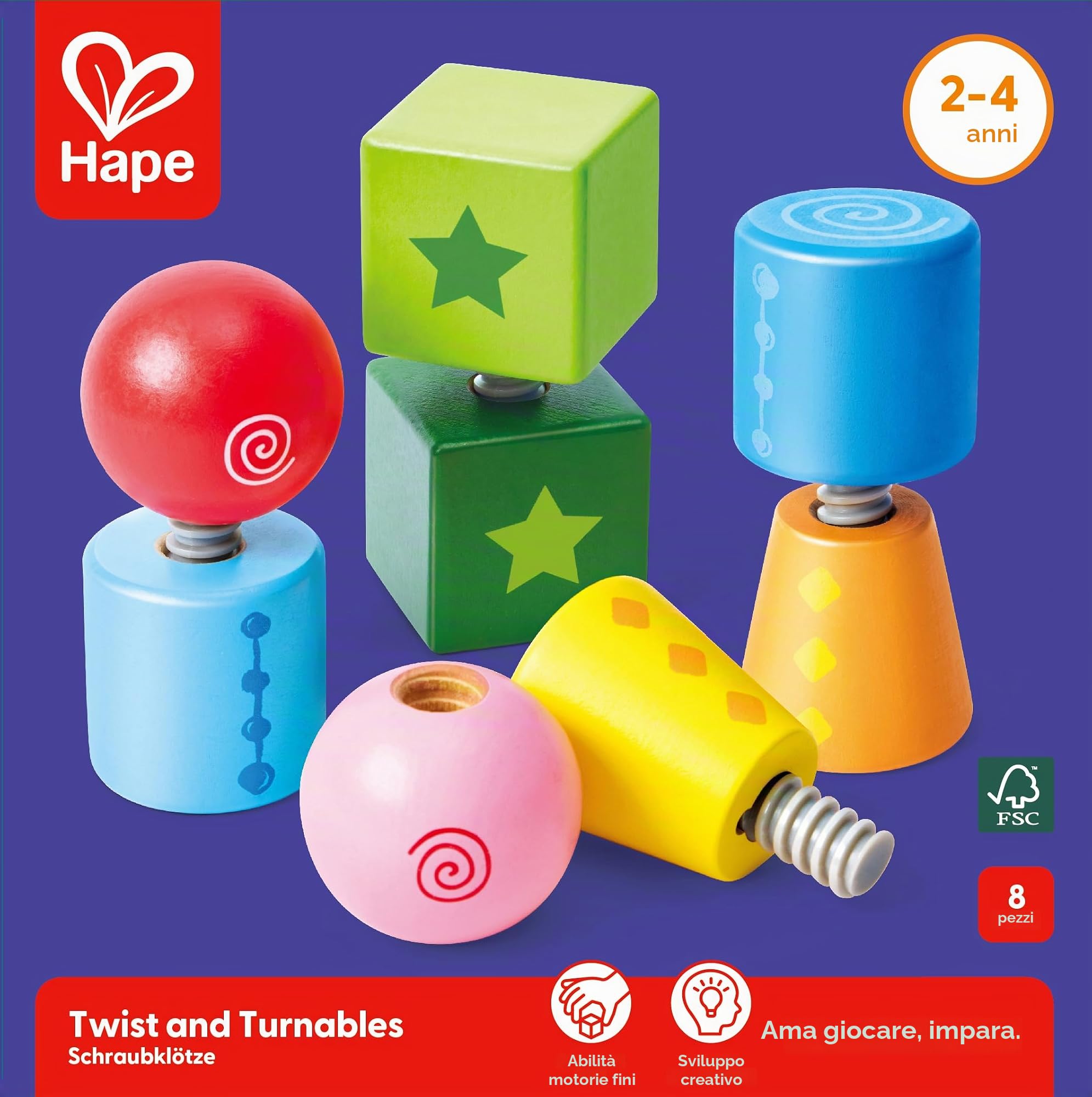 Hape Montare e costruire Viti e Bulloni set in legno