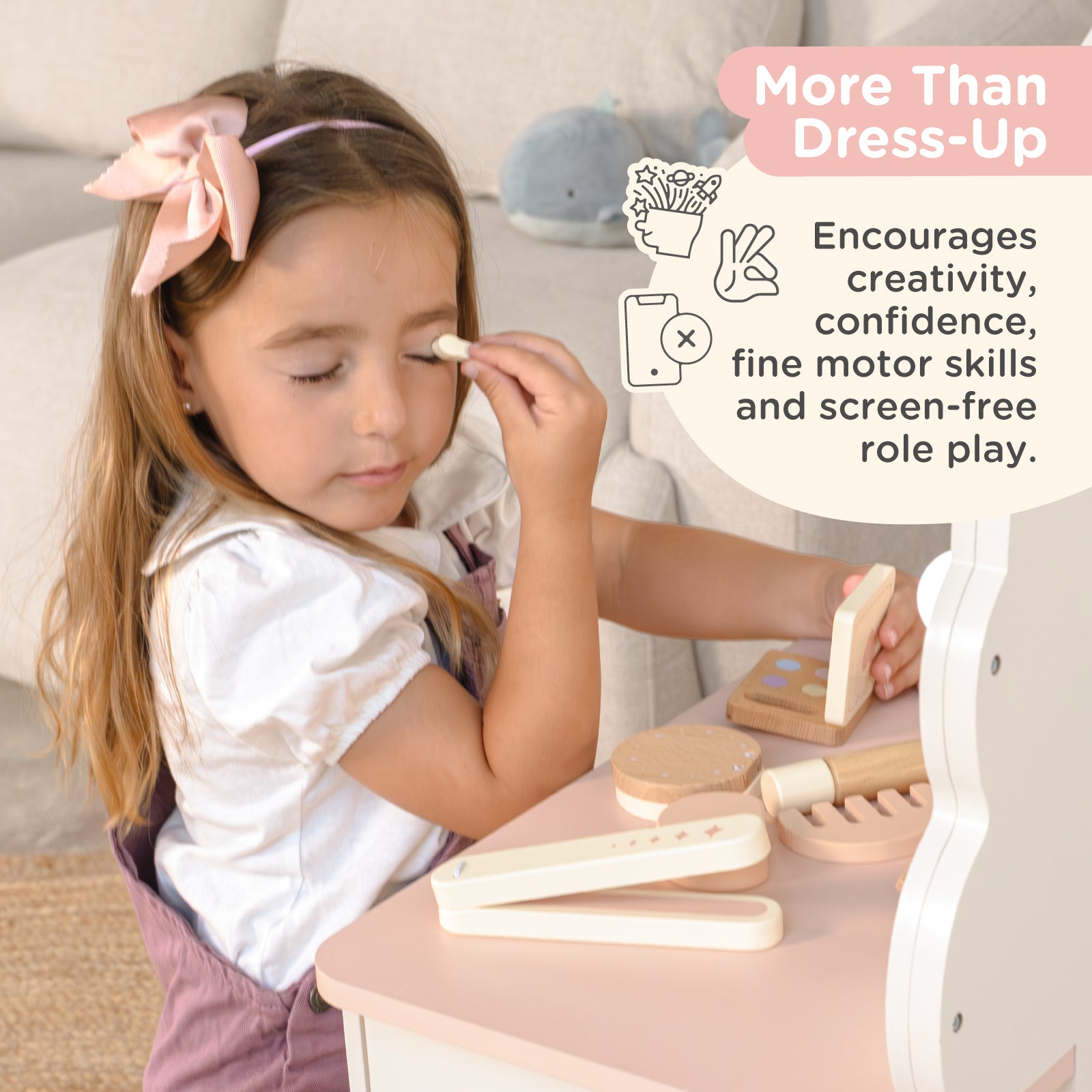 Nene Toys Kitchens & Pretend Play My First Vanity Table toeletta giocattolo