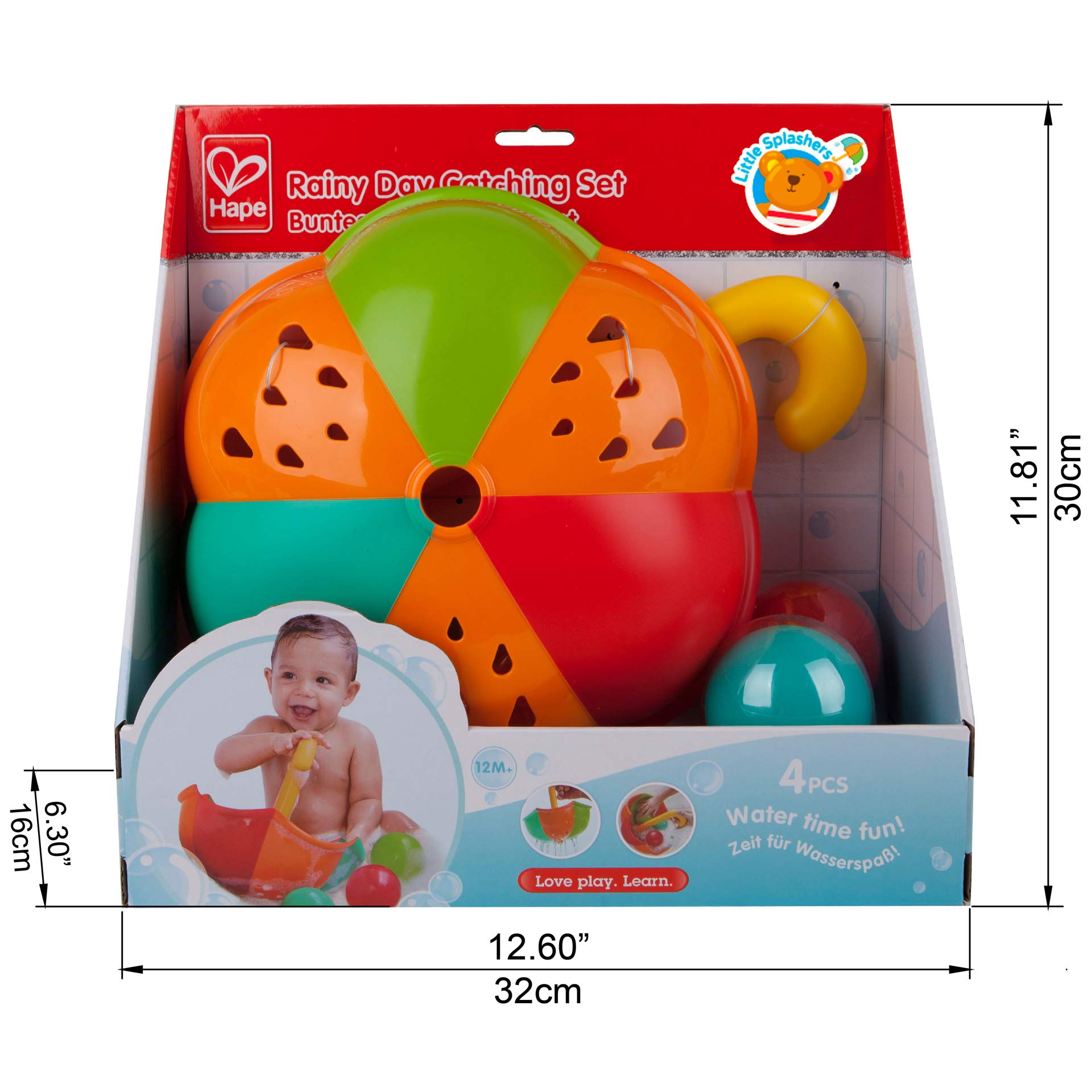 Hape Giochi di ruolo E0206 set di ombrelli colorati