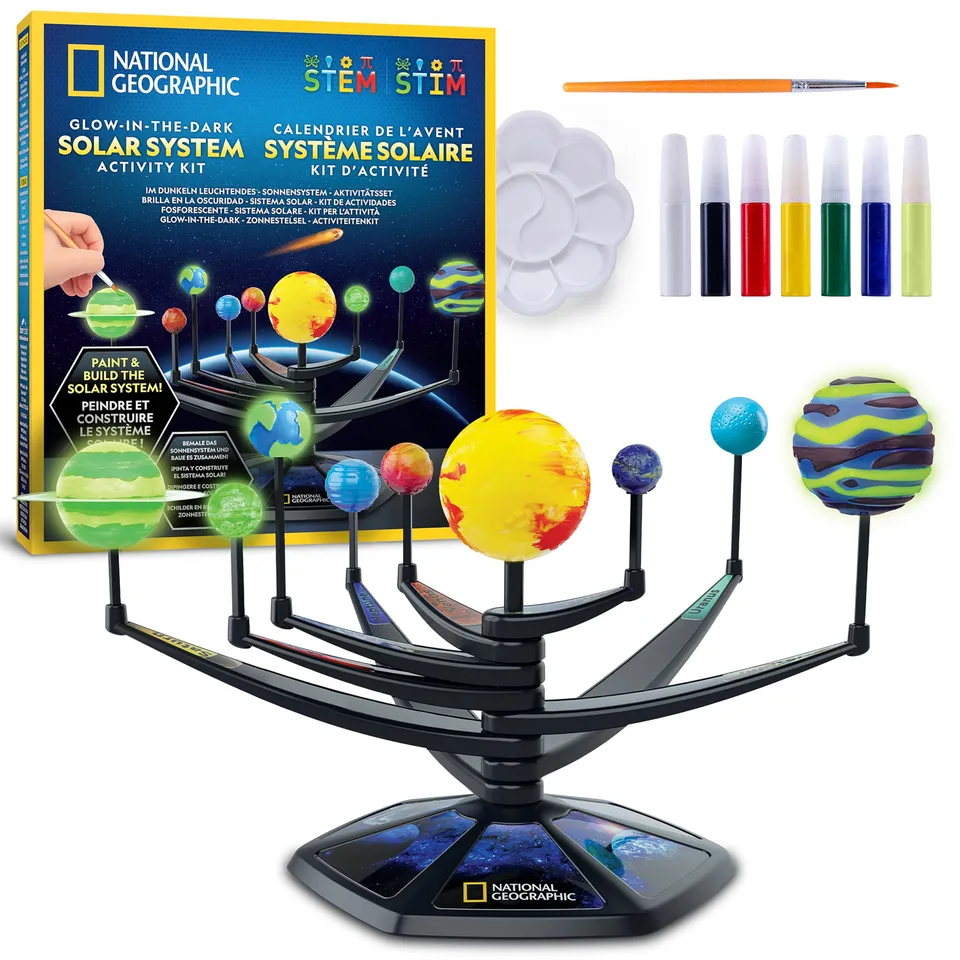 National Geographic Kit scientifici e di scoperta sistema solare 3D da costruire