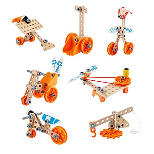Hape Junior Inventor Kit Deluxe 57 pezzi kit esperimenti STEM