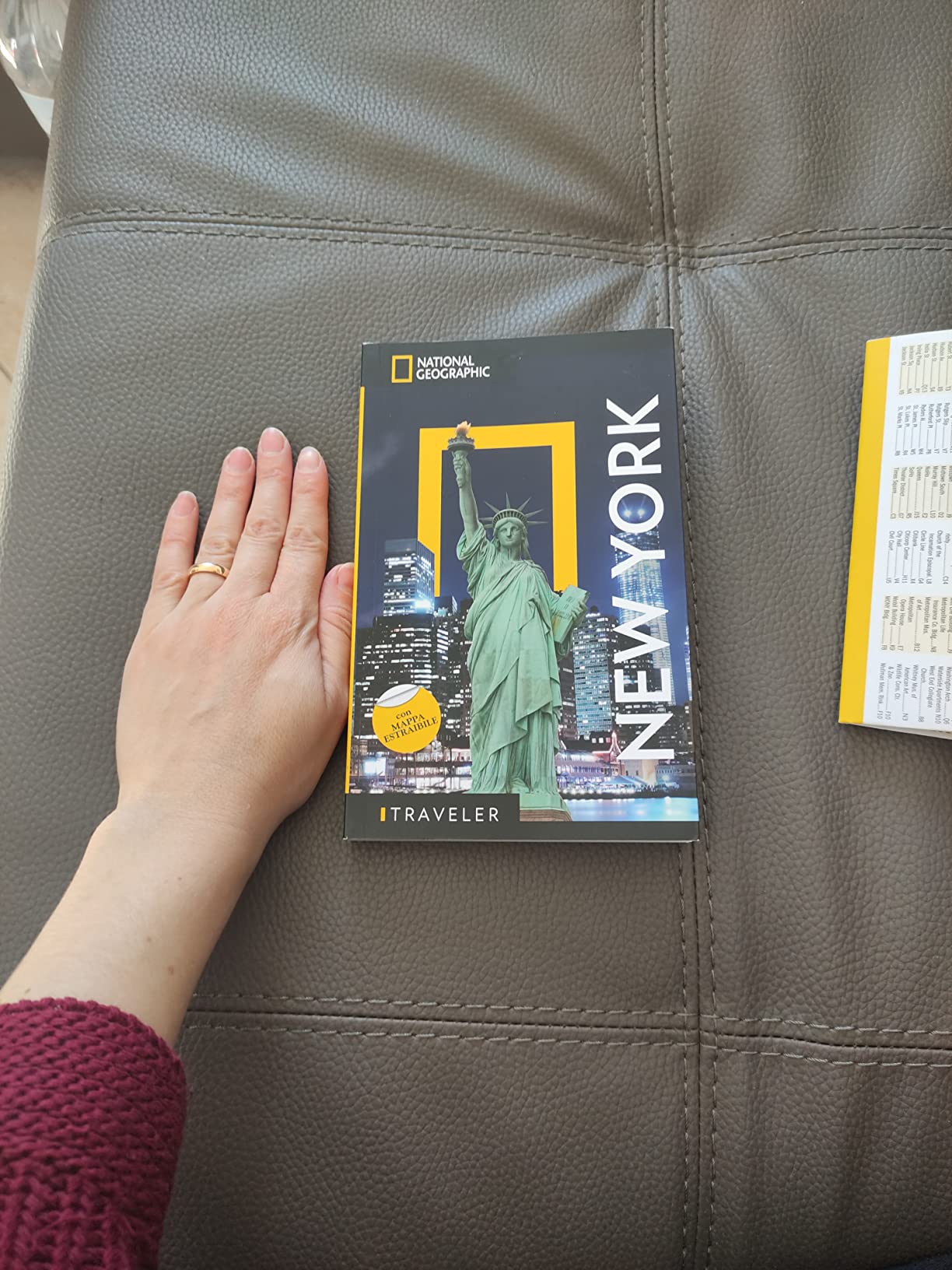 National Geographic Le Guide Traveler New York guida turistica con mappa