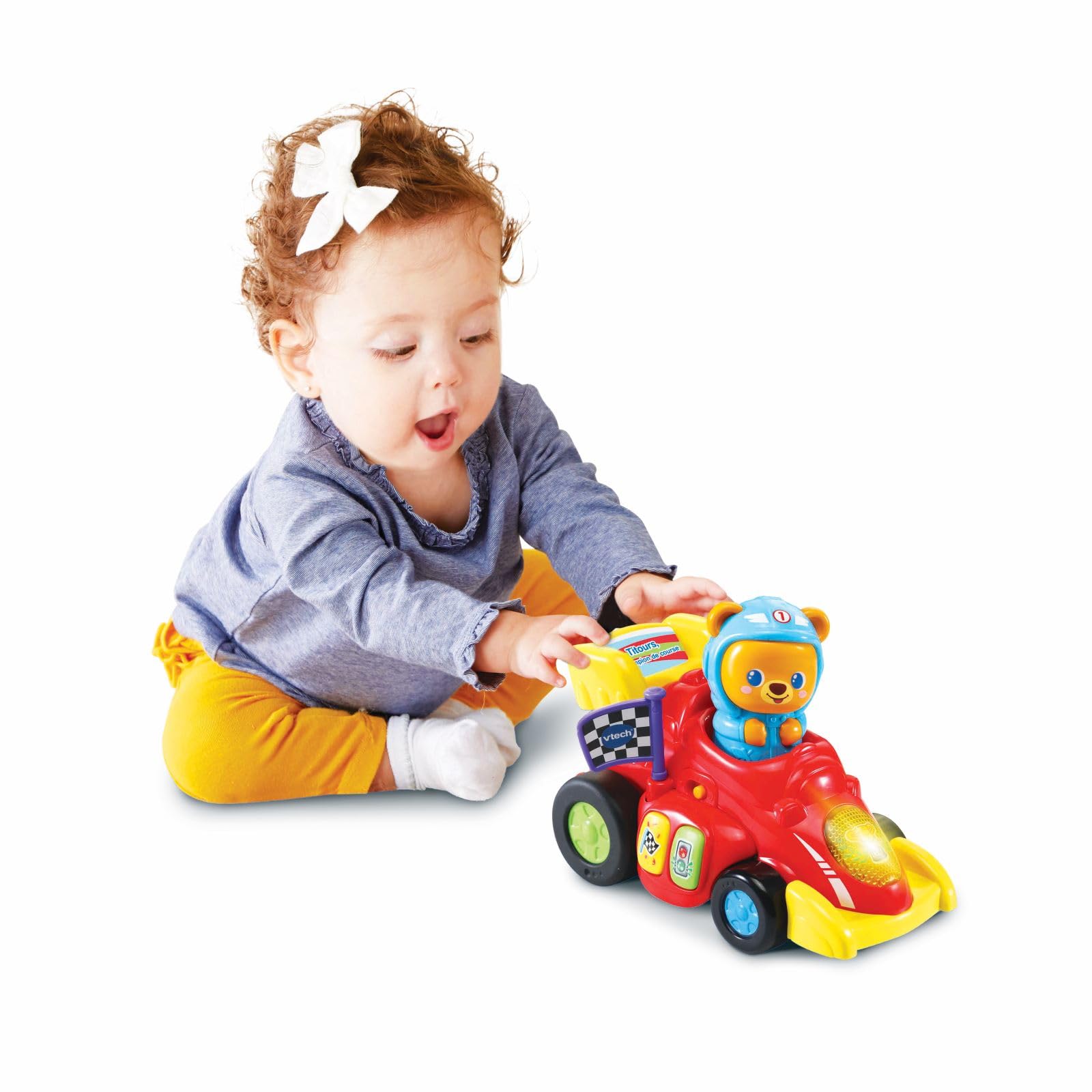VTech Giocattoli 1-3 anni Tobia Pronti Partenza Via macchinina interattiva 12-36 mesi