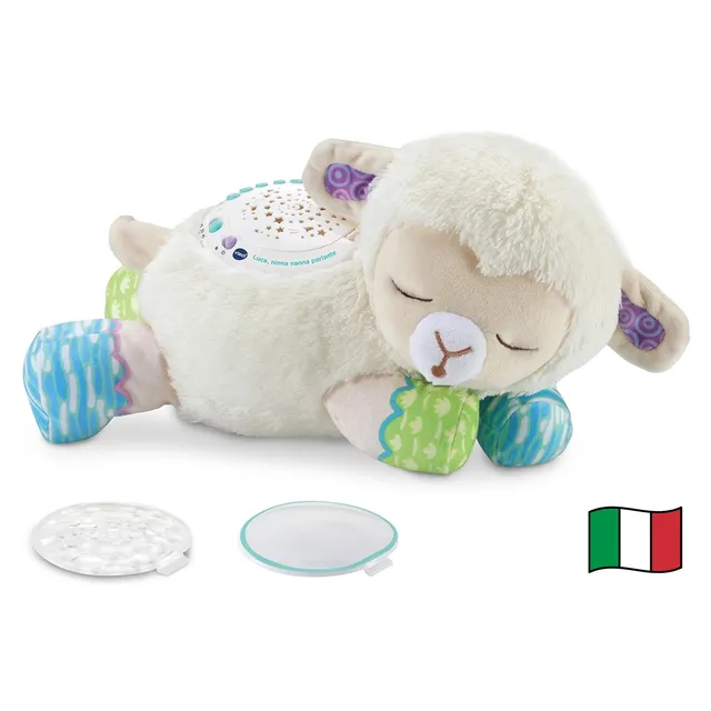 VTech Giocattoli 0-12 mesi Luce, Ninna Nanna Parlante peluche 3 in 1