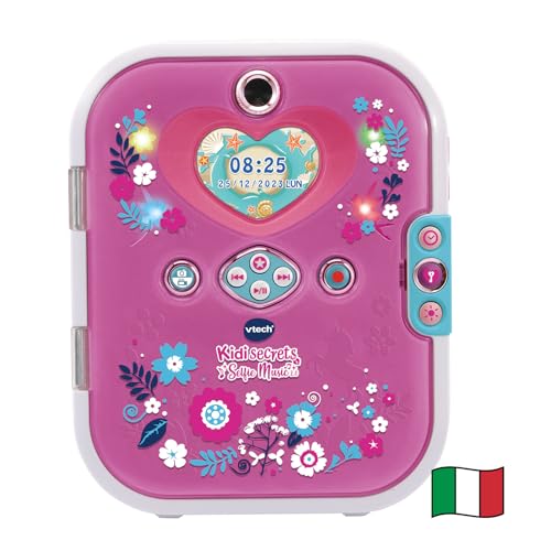 VTech KidiSecrets Selfie Music 2.0 diario segreto con doppia fotocamera