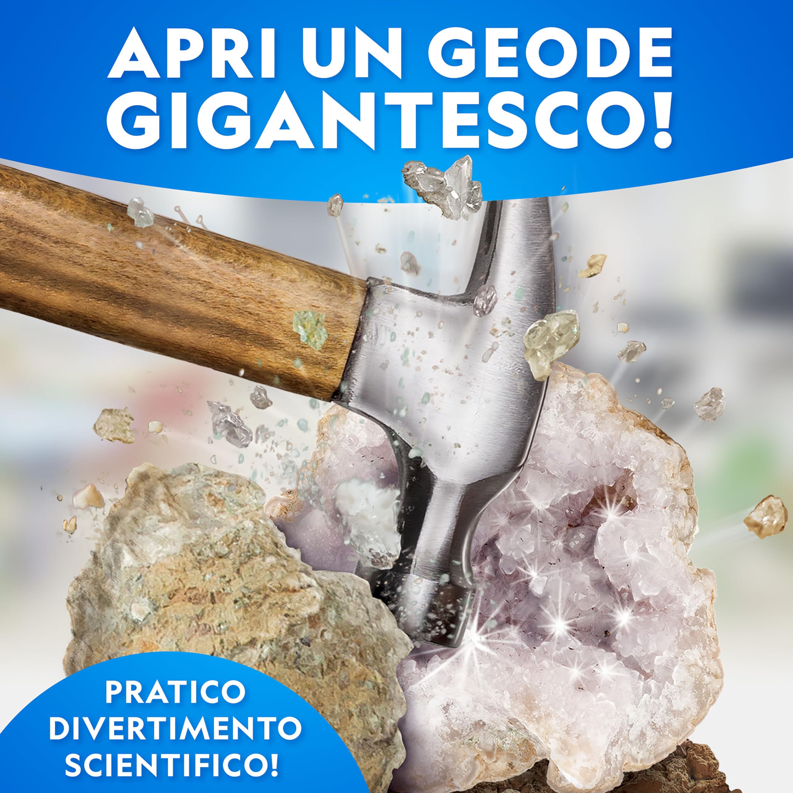 National Geographic Kit scientifici e di scoperta Kit Geode Gigante 10,9–13 cm