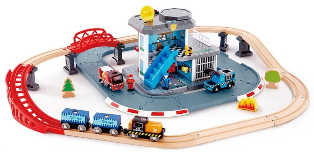 Hape Giochi di ruolo Quartier Generale polizia e vigili del fuoco set