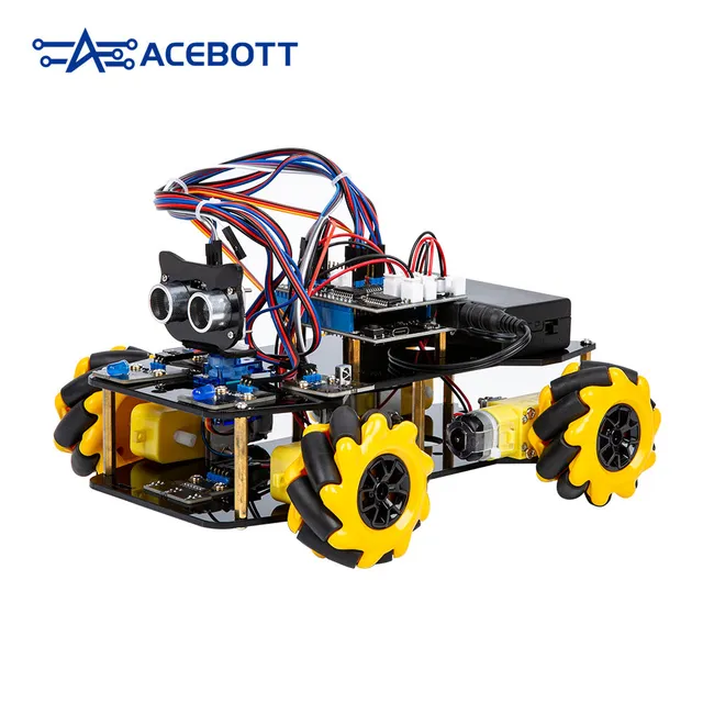 ACEBOTT Explorer Series QD001 kit auto robot 4WD ESP32 Starter