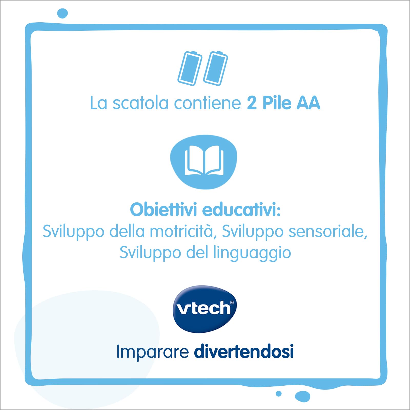 VTech Giocattoli 0-12 mesi Il Mio Primo Libro Interattivo Canzoncine