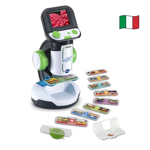 VTech Giocattoli 6 anni e + Video Microscopio Interattivo Digitale bambini 7-99 anni microscopio