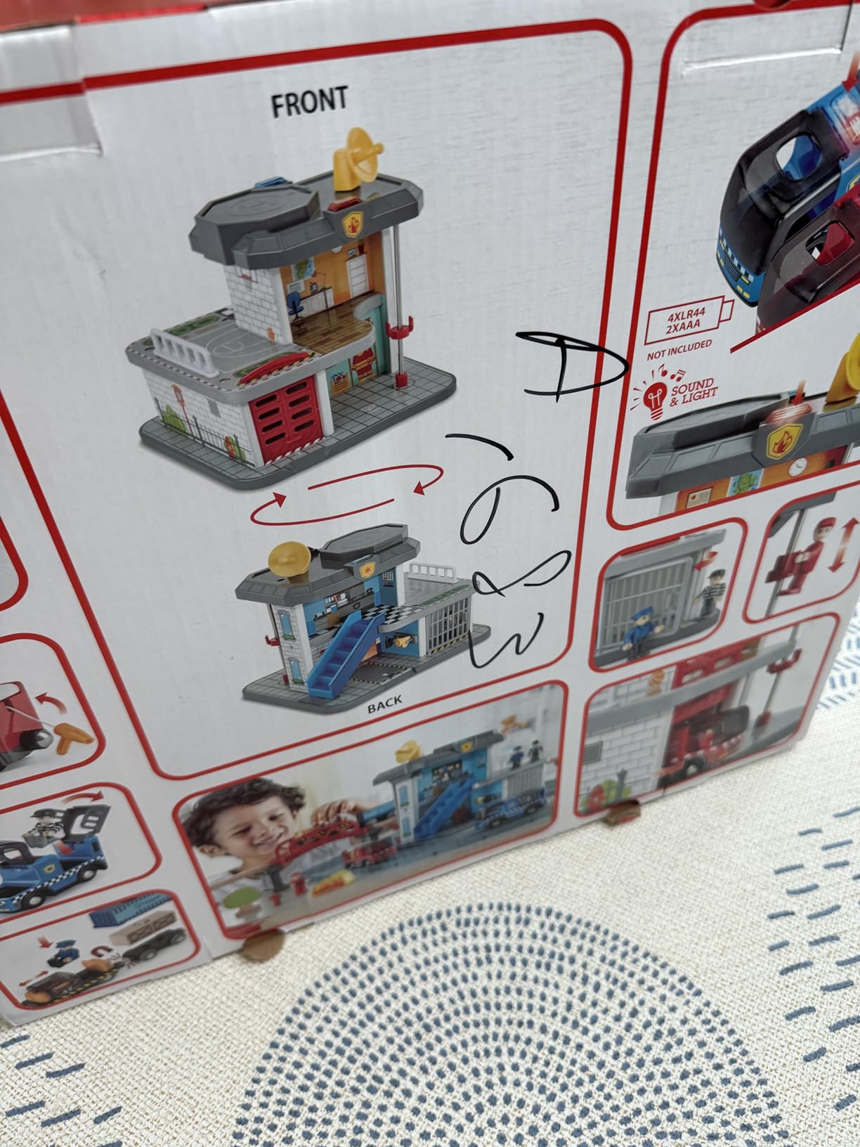 Hape Giochi di ruolo Quartier Generale polizia e vigili del fuoco set