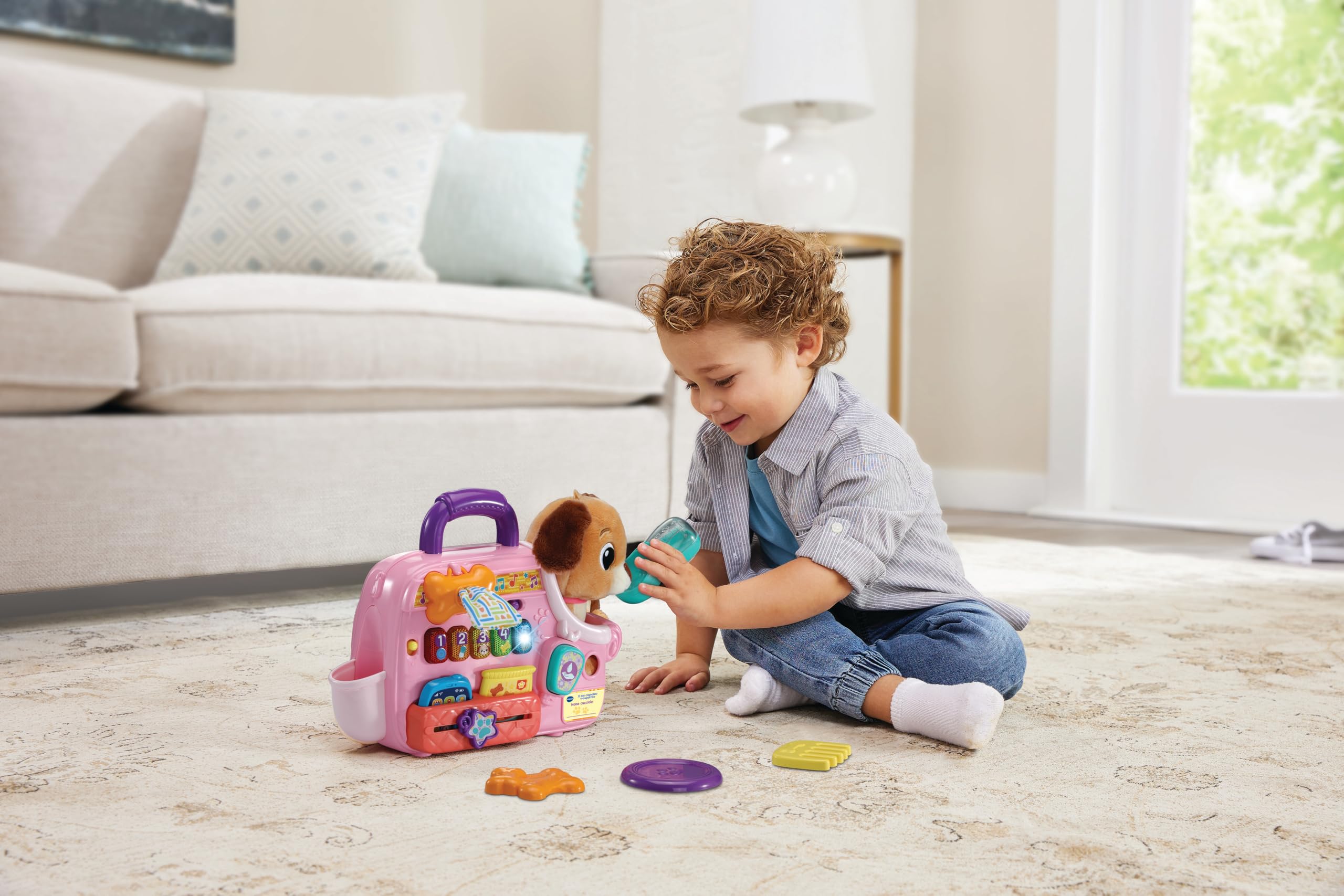VTech Il Mio Cagnolino trasportino interattivo con accessori