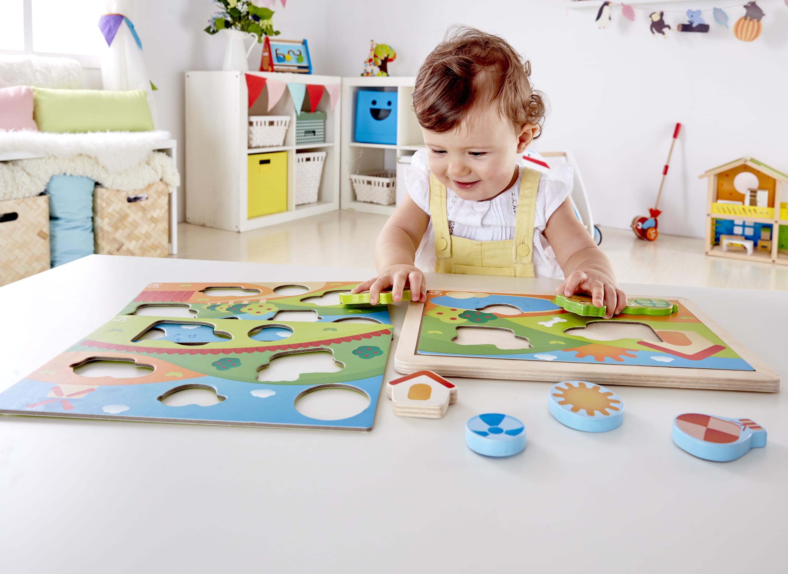 Hape Puzzle Pepe und Friends Sonnental puzzle dai 12 mesi