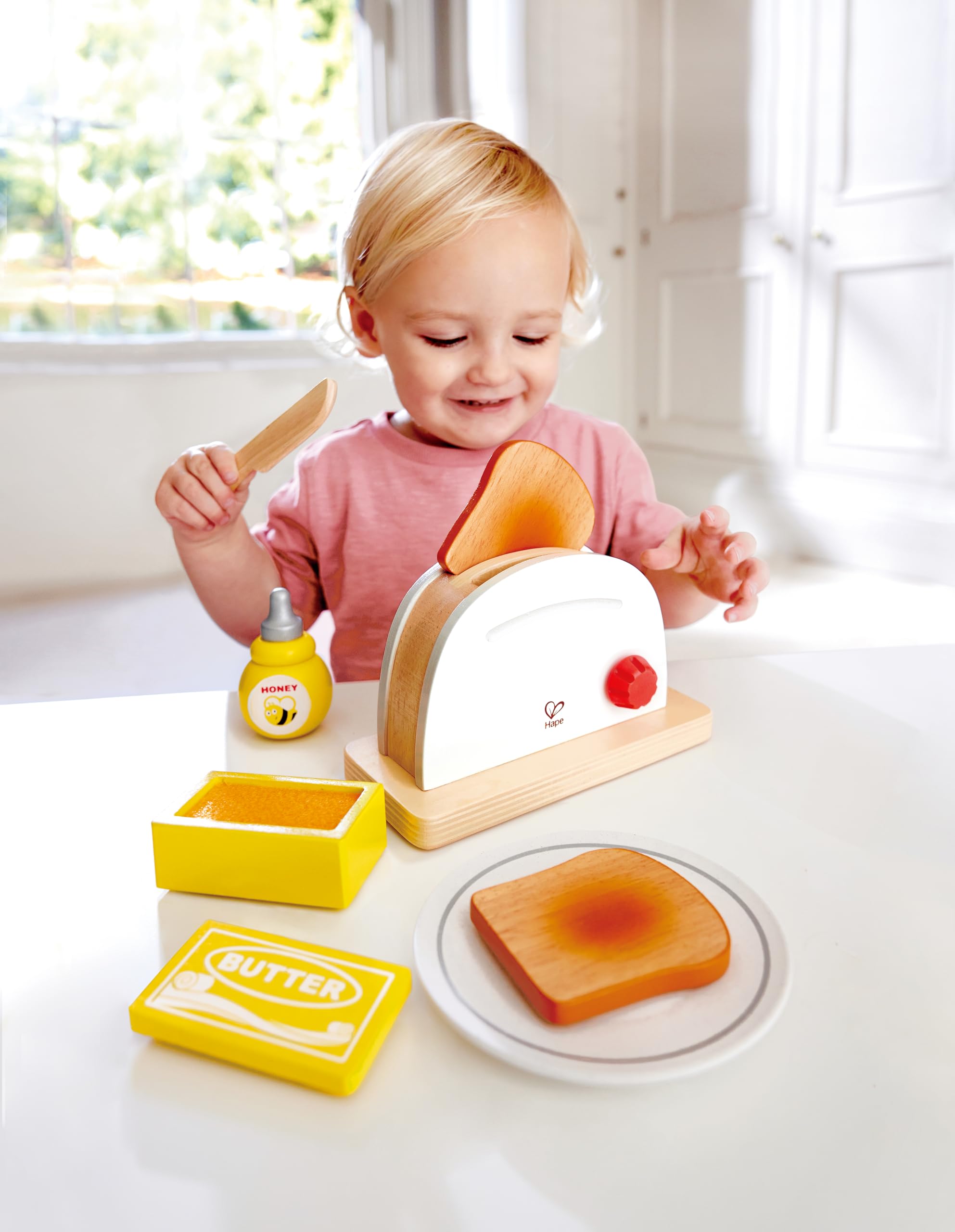 Hape Cucina e accessori Set Tostapane gioco per la colazione