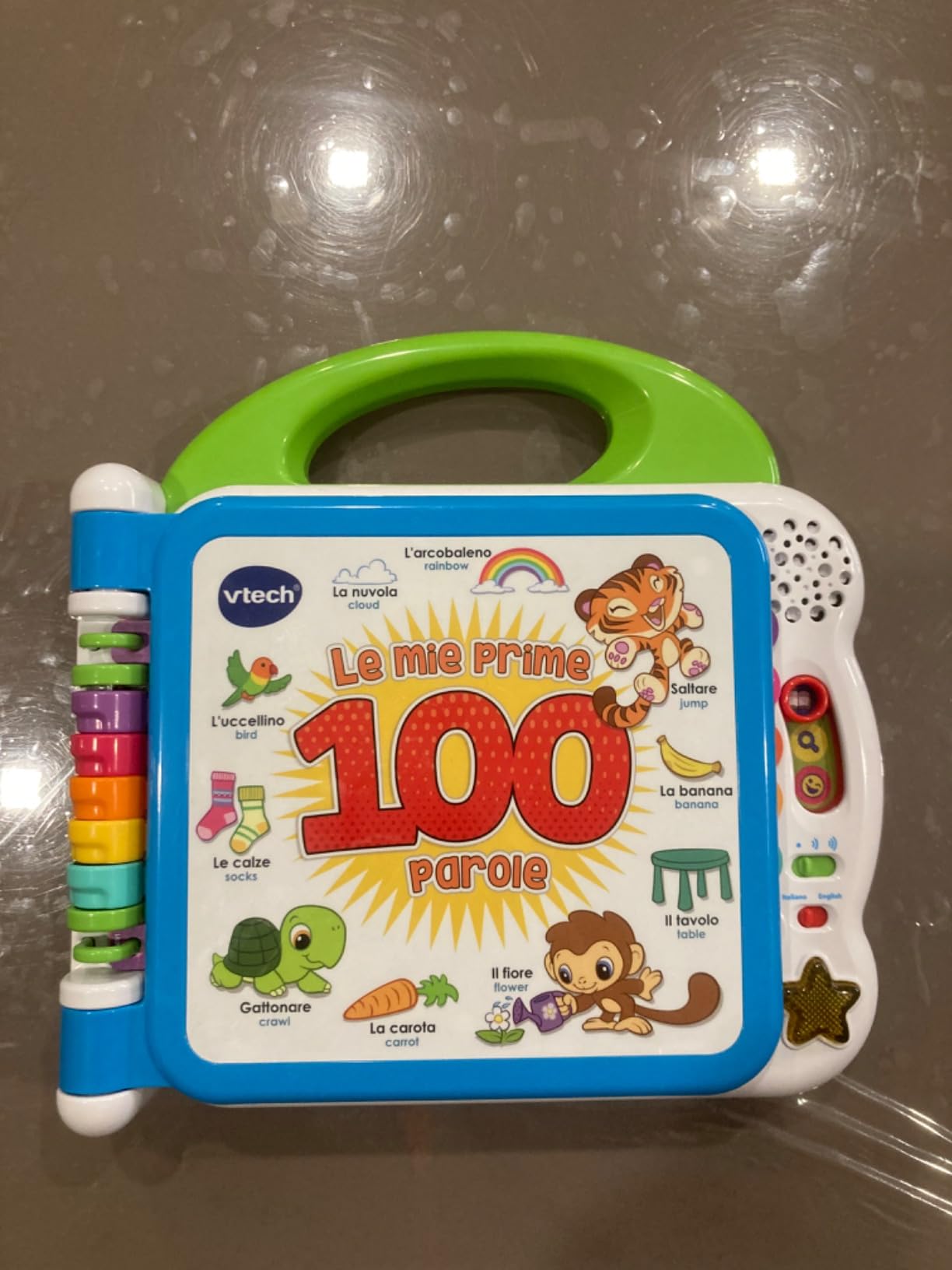 VTech Giocattoli 1-3 anni Il Mio Primo Libro Illustrato 100 Parole libro bilingue