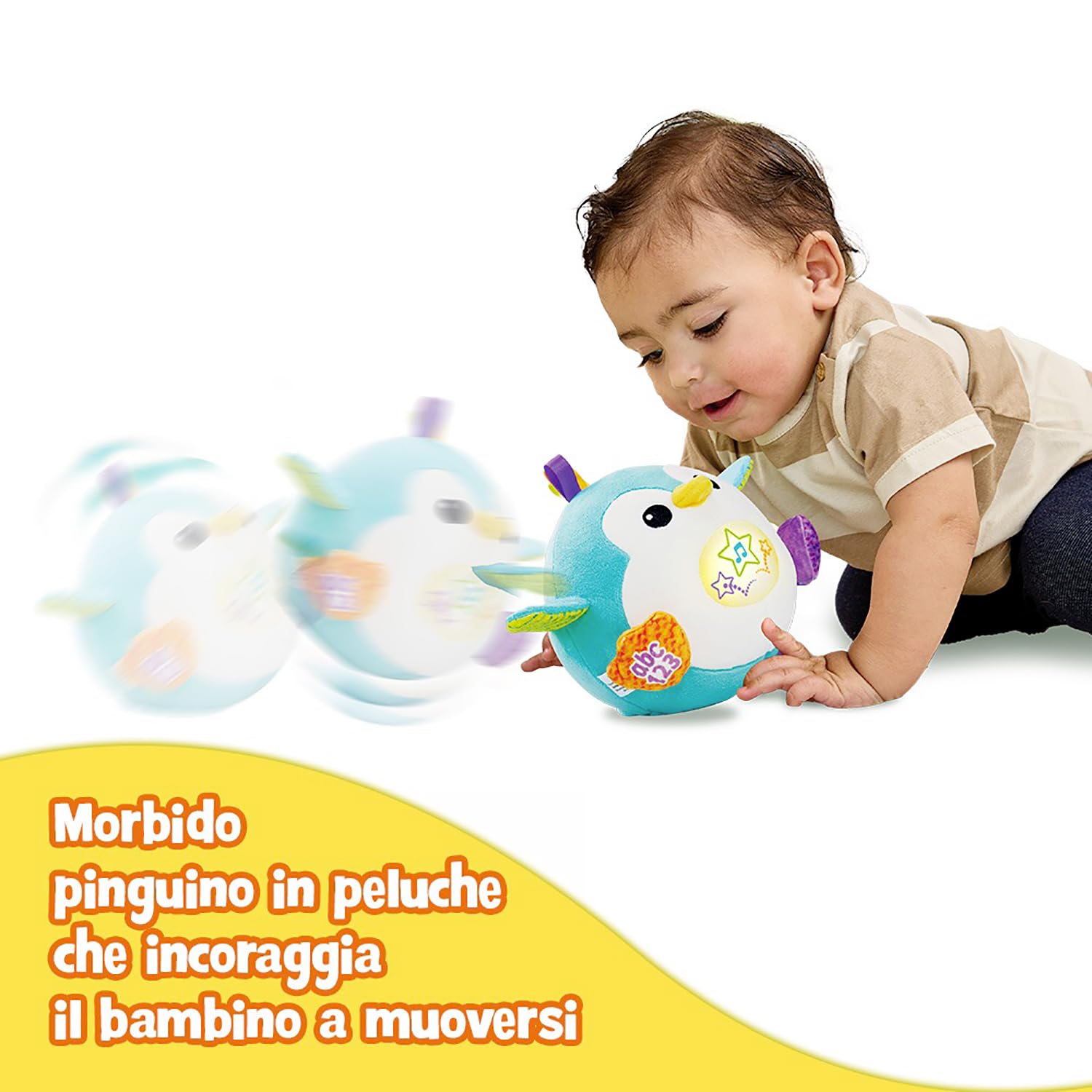 VTech Giocattoli 1-3 anni Fiocco Simpatici Rimbalzi peluche 1-5 anni parlante