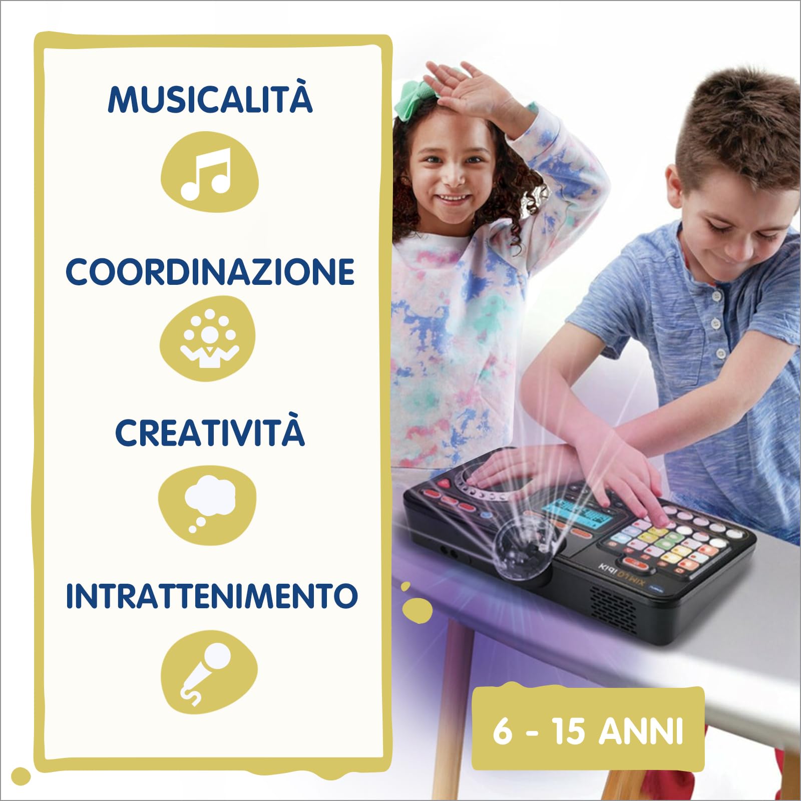 VTech Kidi DJ Mix console DJ per bambini con microfono