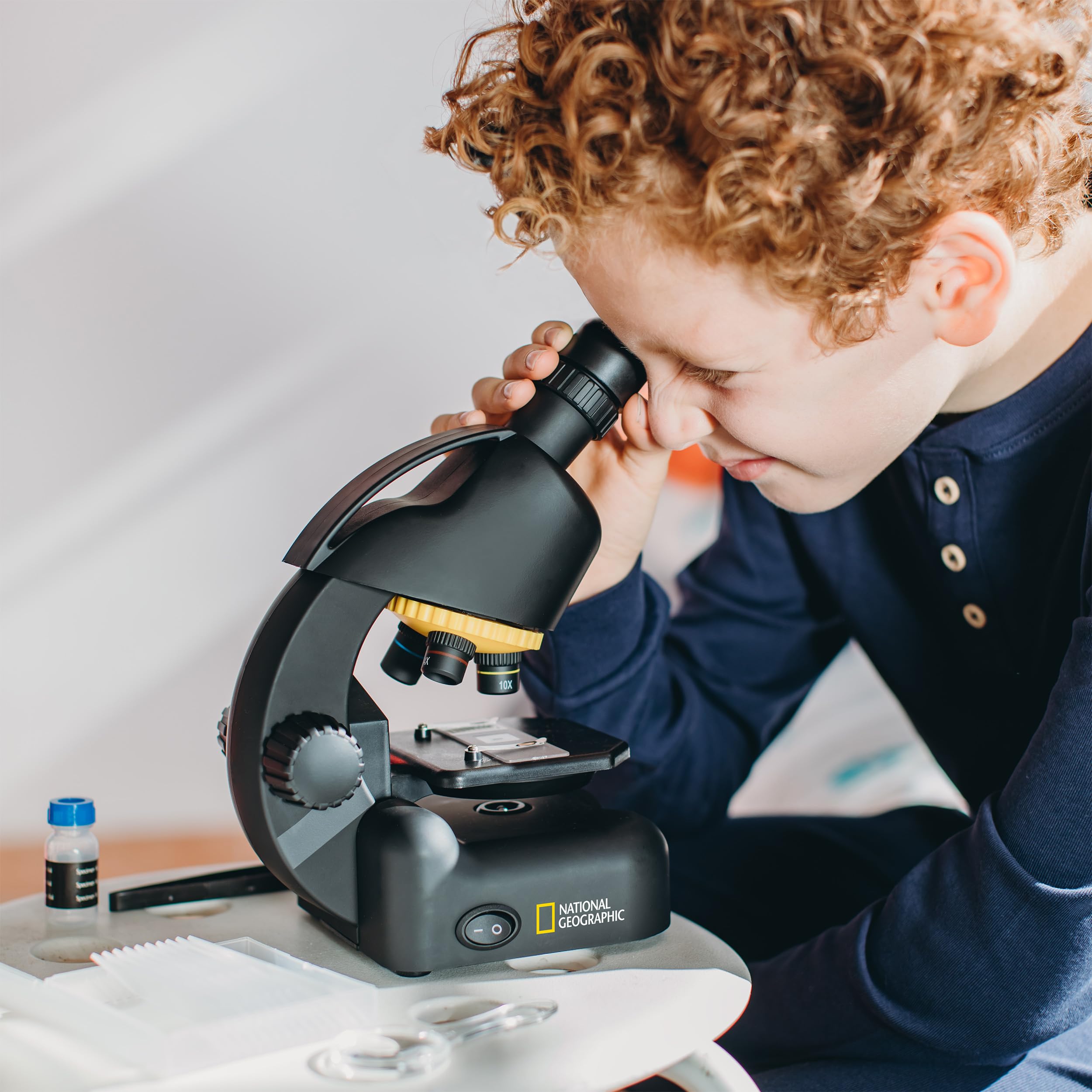 National Geographic Telescopi Telescopio + microscopio compatto con supporto smartphone