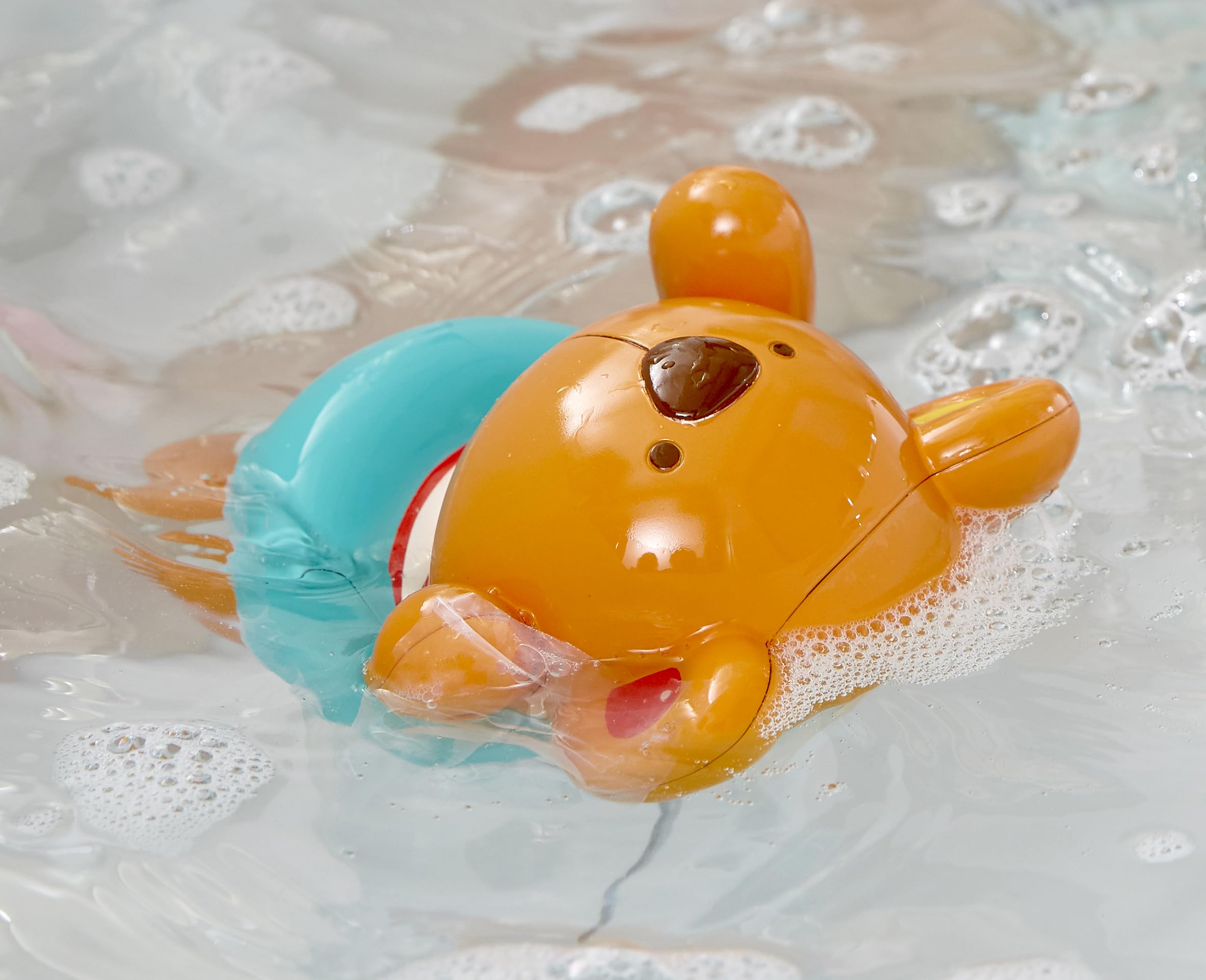 Hape Giochi da bagno Orsetto Nuotatore Teddy a carica manuale