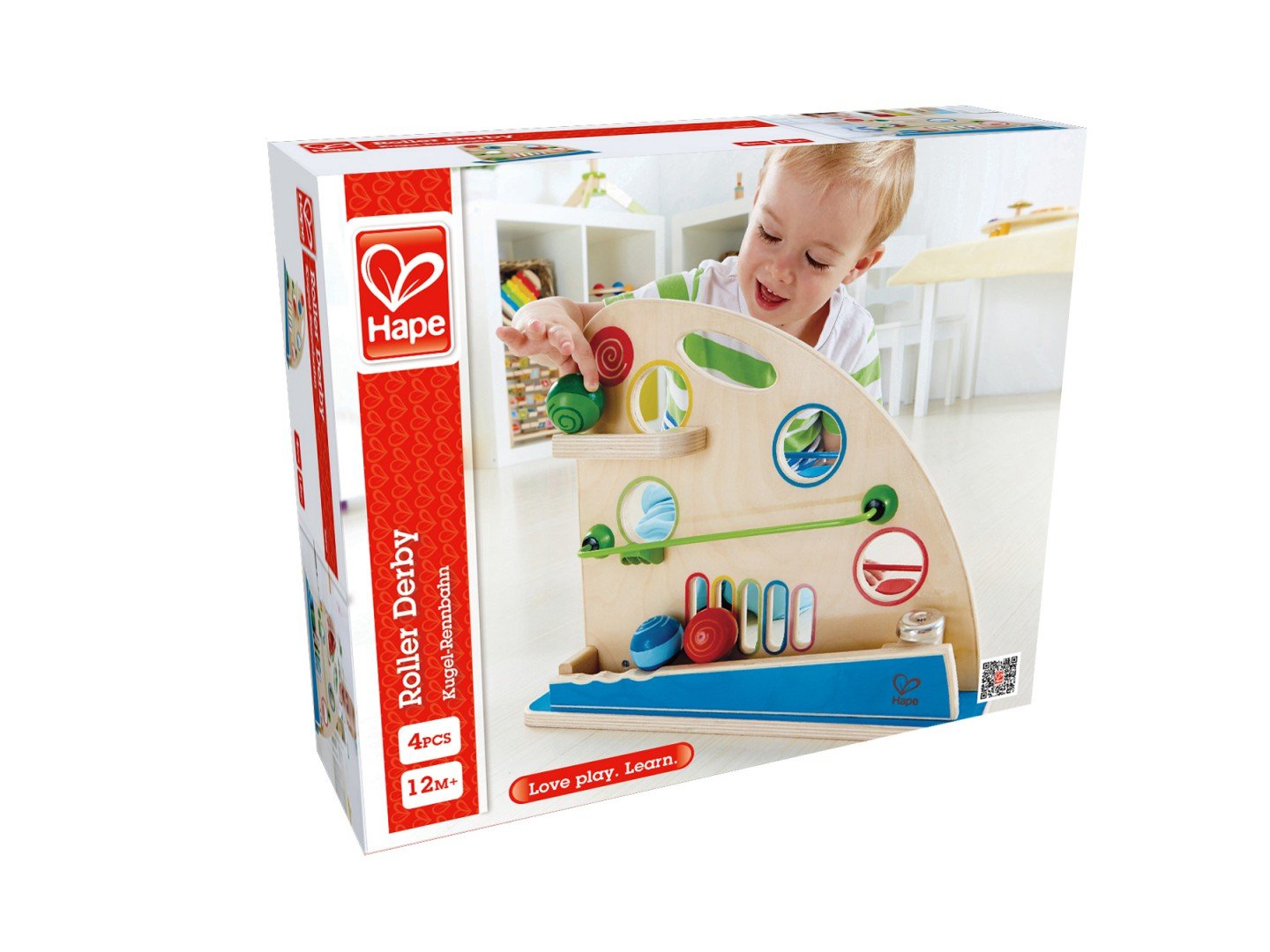 Hape Quadrilla E0430 Biglie in Discesa pista biglie multicolore