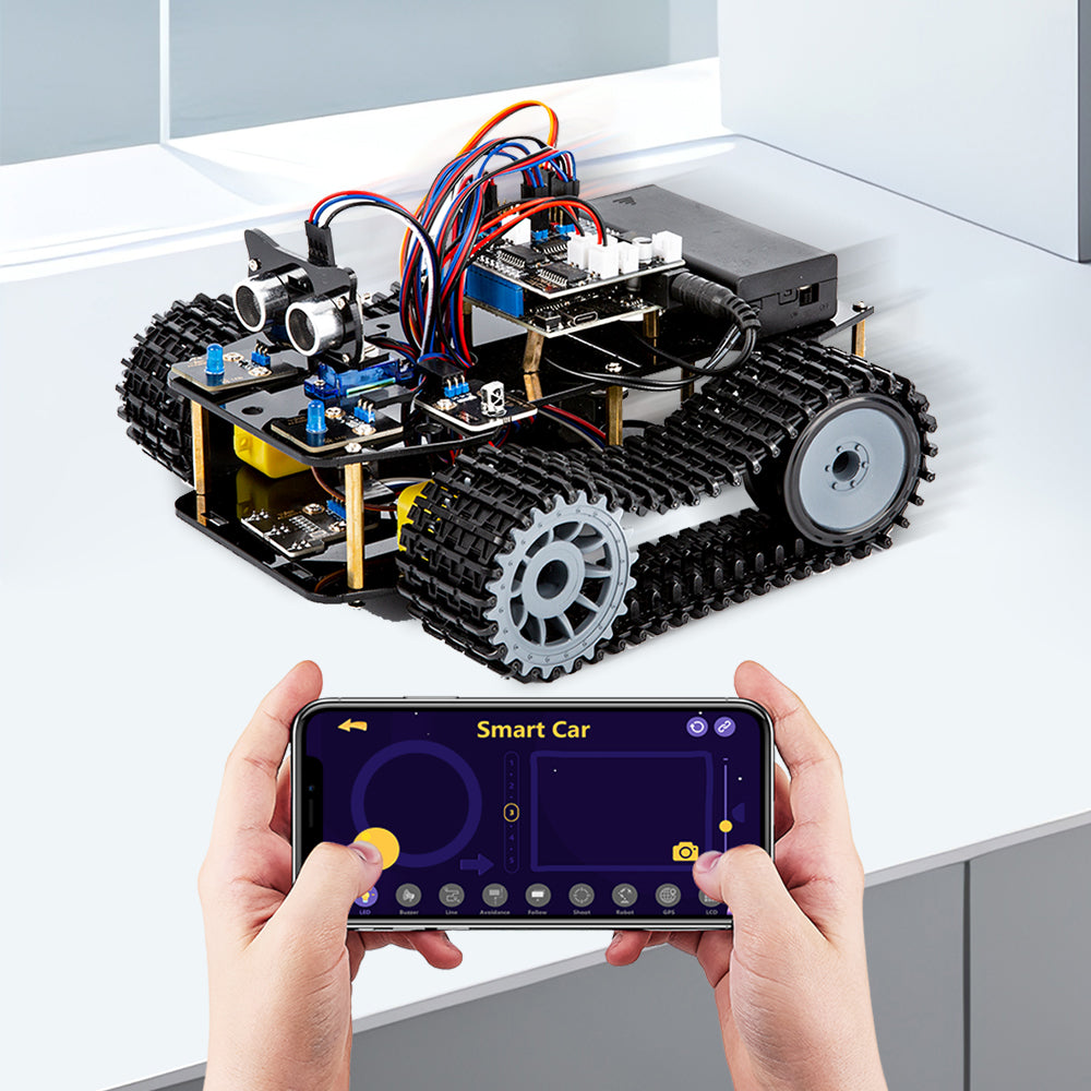 ACEBOTT Explorer Series QD004 ESP32 kit robot cingolato programmabile