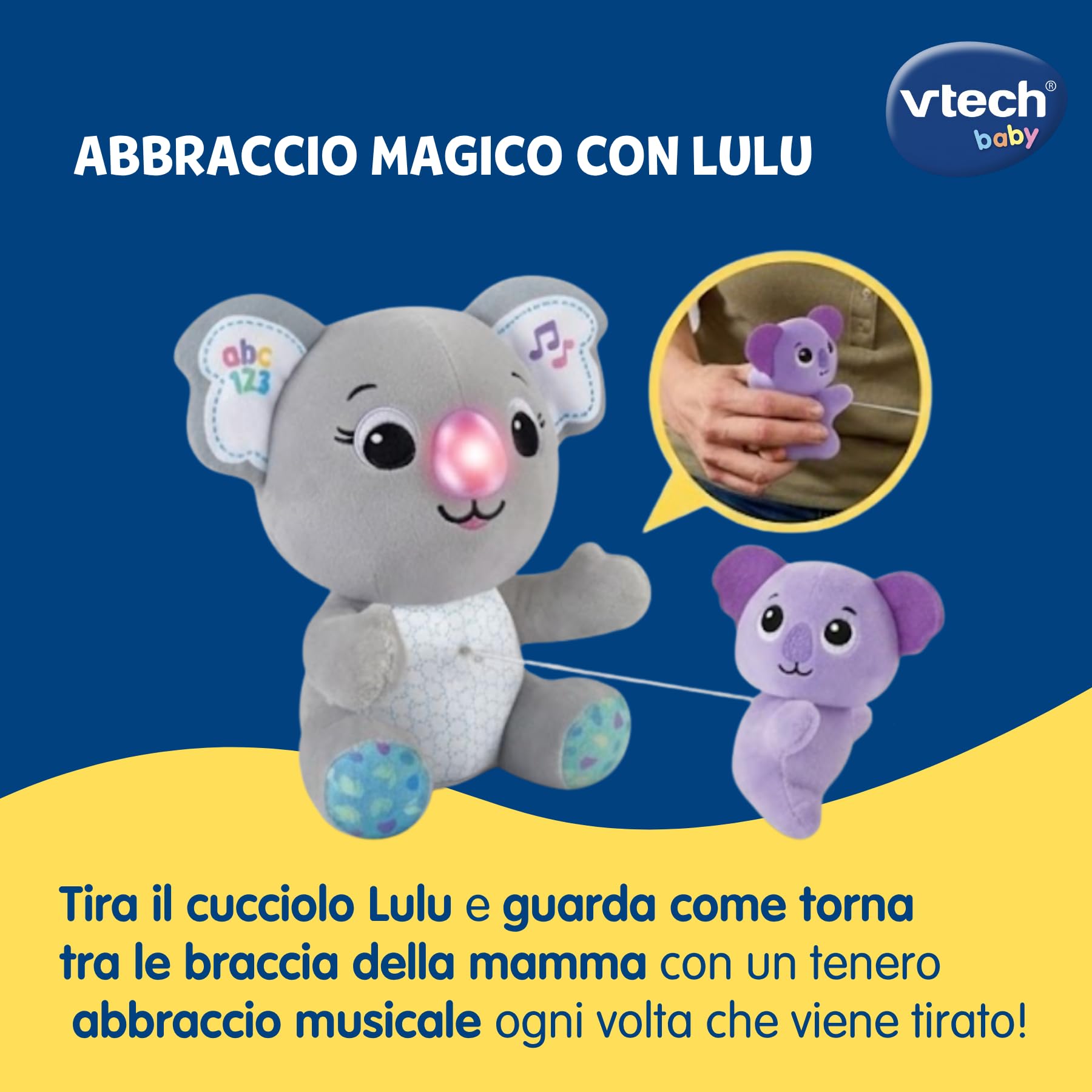 VTech Giocattoli 1-3 anni Lala e Lulu Teneri Abbracci peluche koala 9-36 mesi